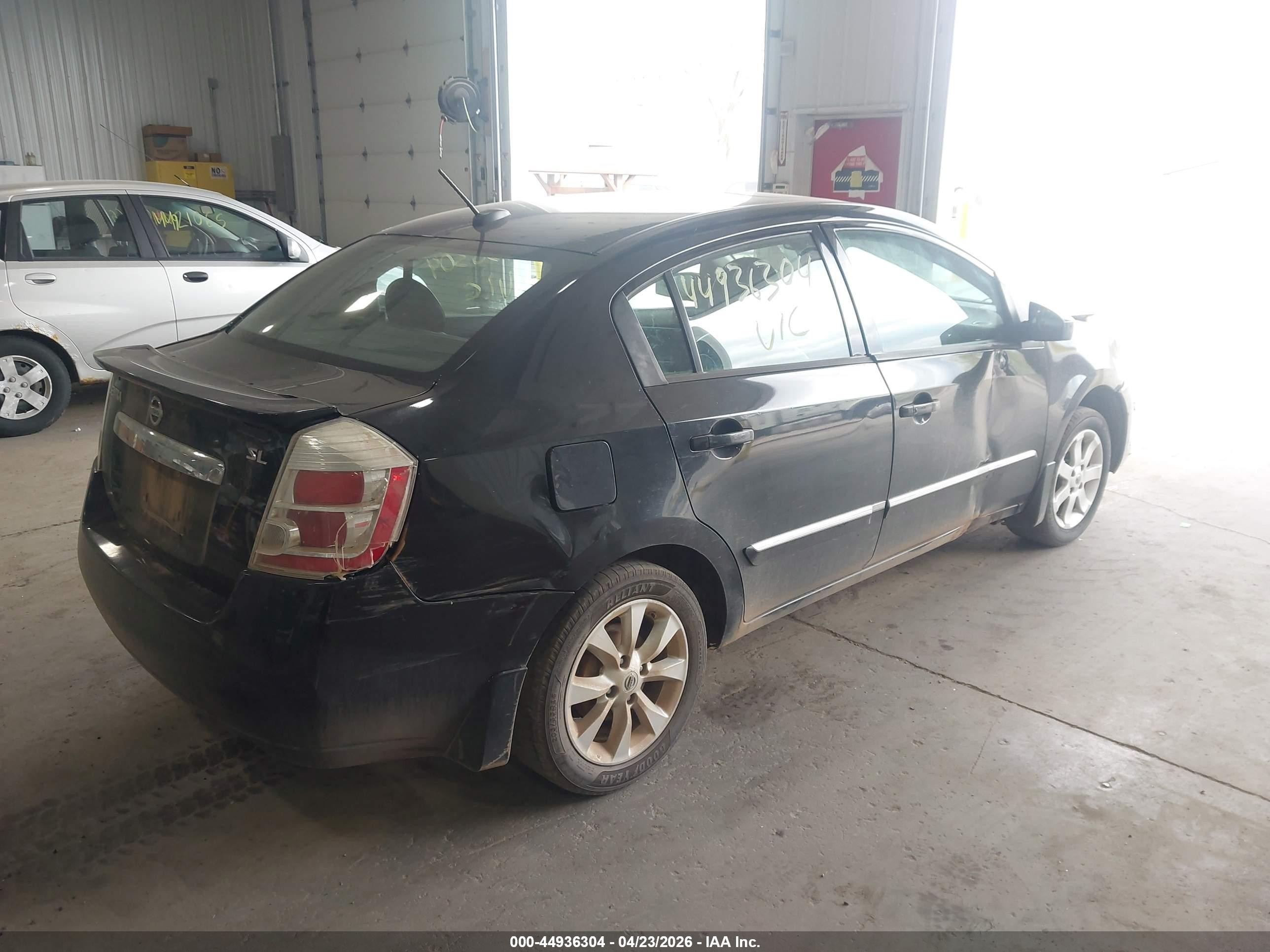 2011 Nissan Sentra 2.0sl Черный vin: 3N1AB6AP0BL698843