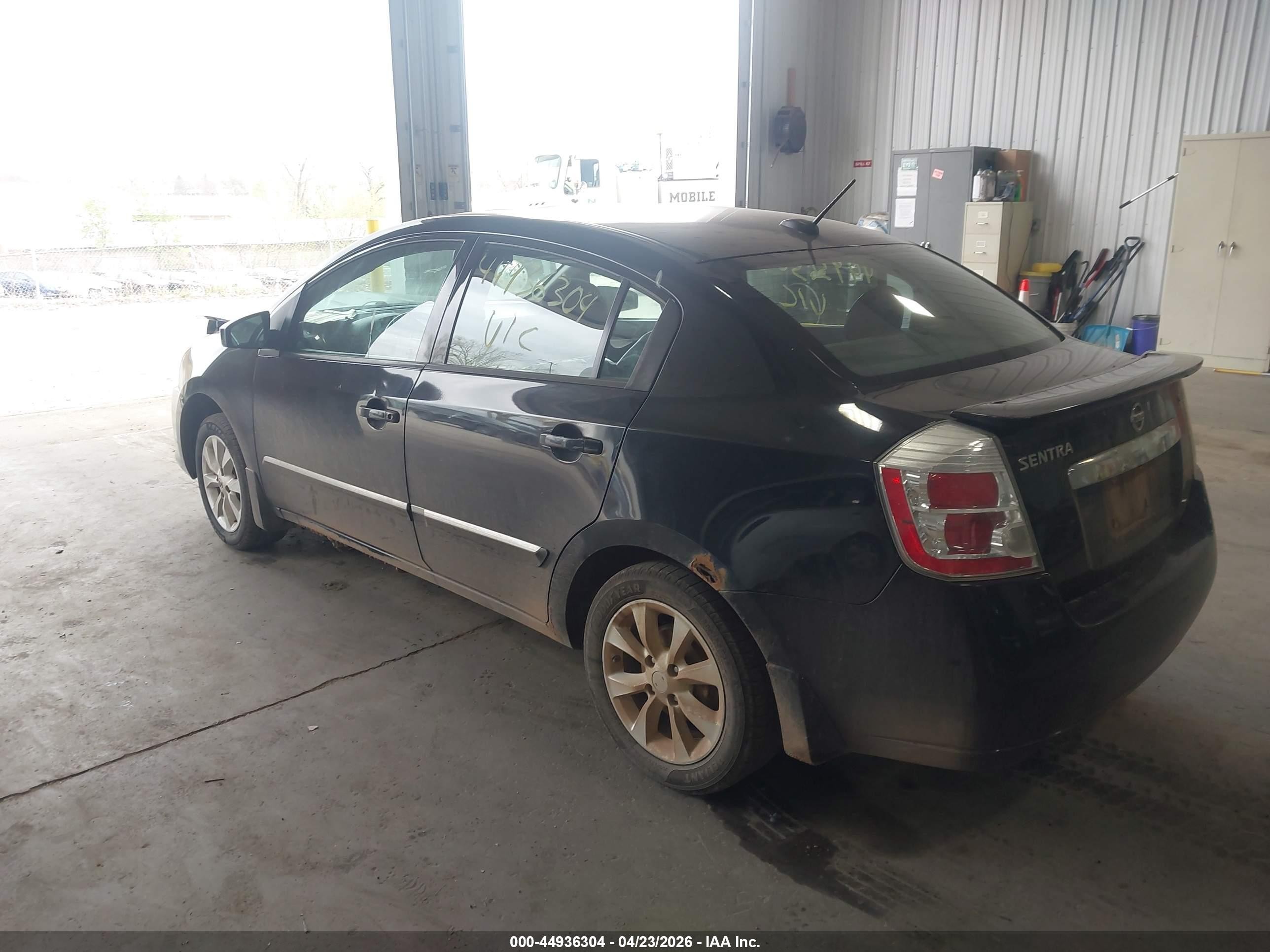 2011 Nissan Sentra 2.0sl Черный vin: 3N1AB6AP0BL698843