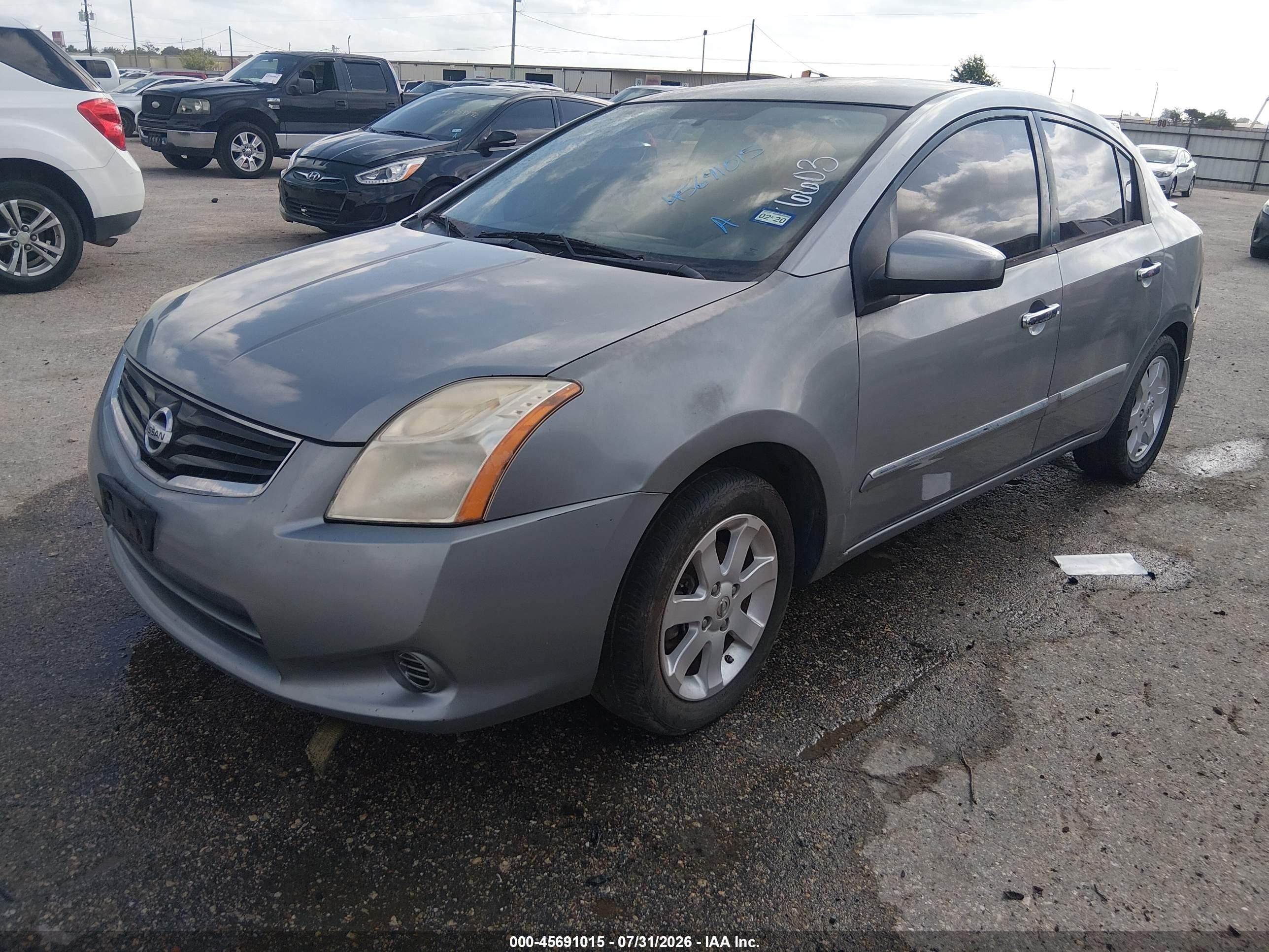 2011 Nissan Sentra 2.0s Gray vin: 3N1AB6AP0BL706603