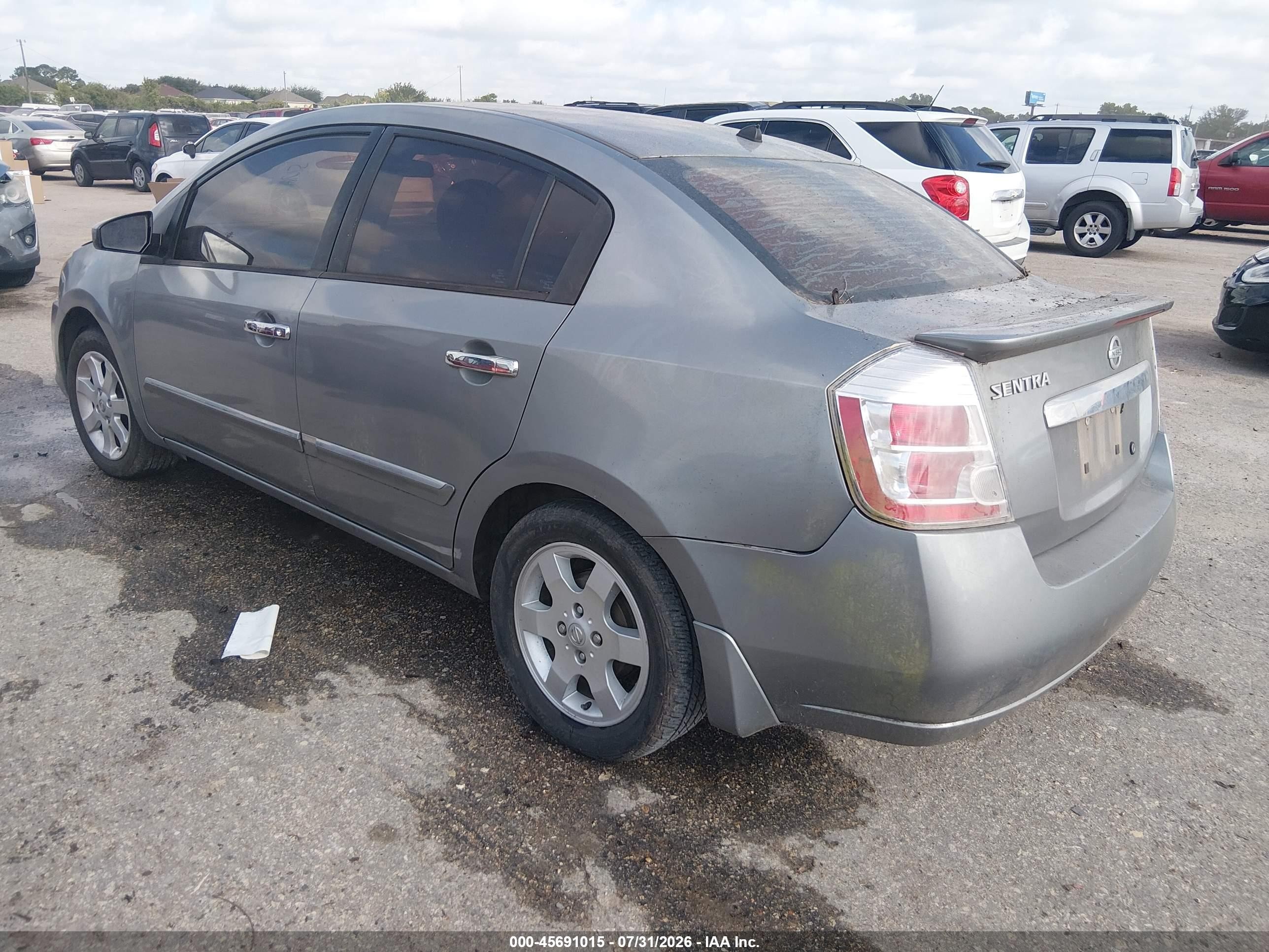 2011 Nissan Sentra 2.0s Gray vin: 3N1AB6AP0BL706603