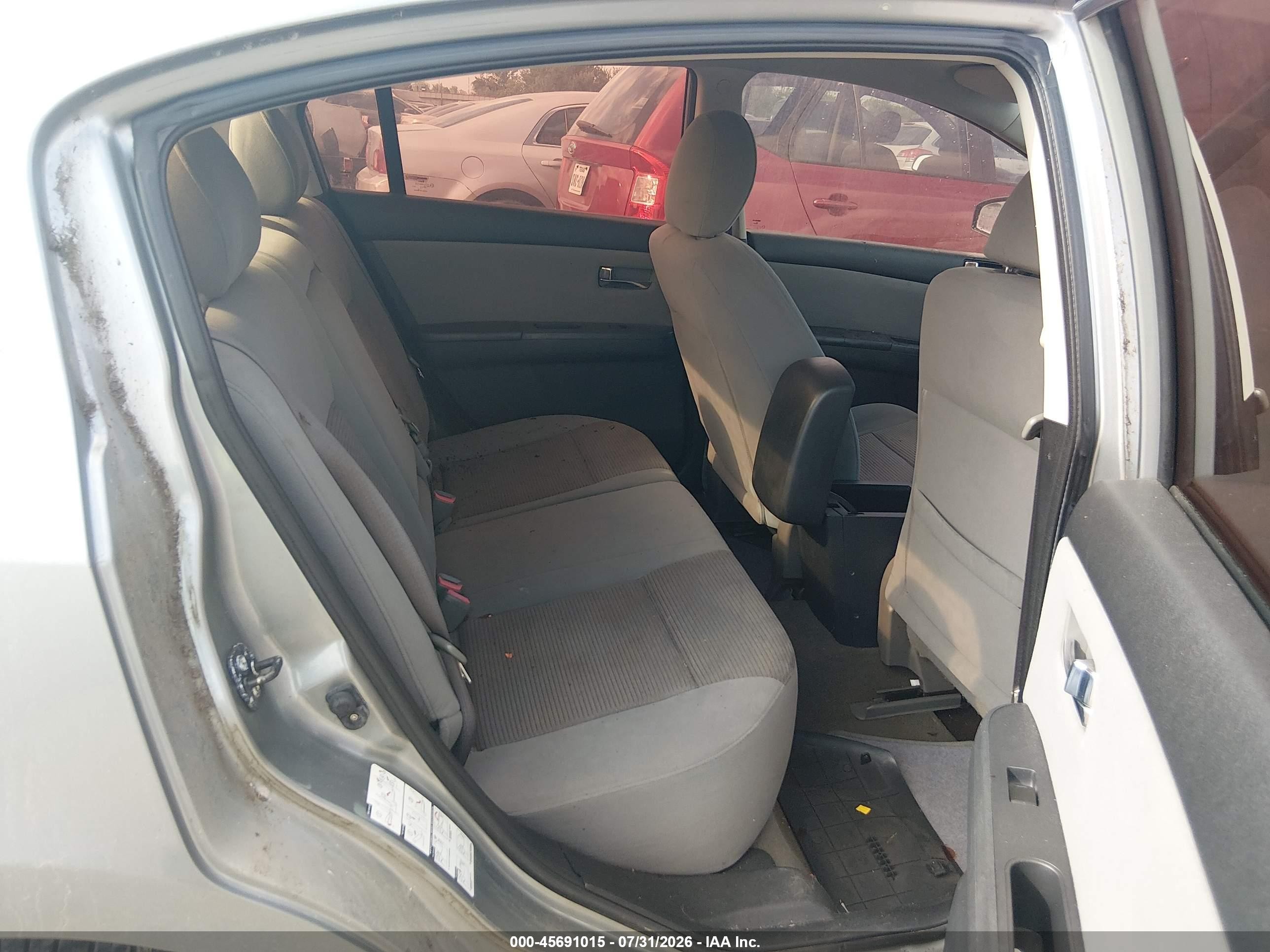 2011 Nissan Sentra 2.0s Gray vin: 3N1AB6AP0BL706603