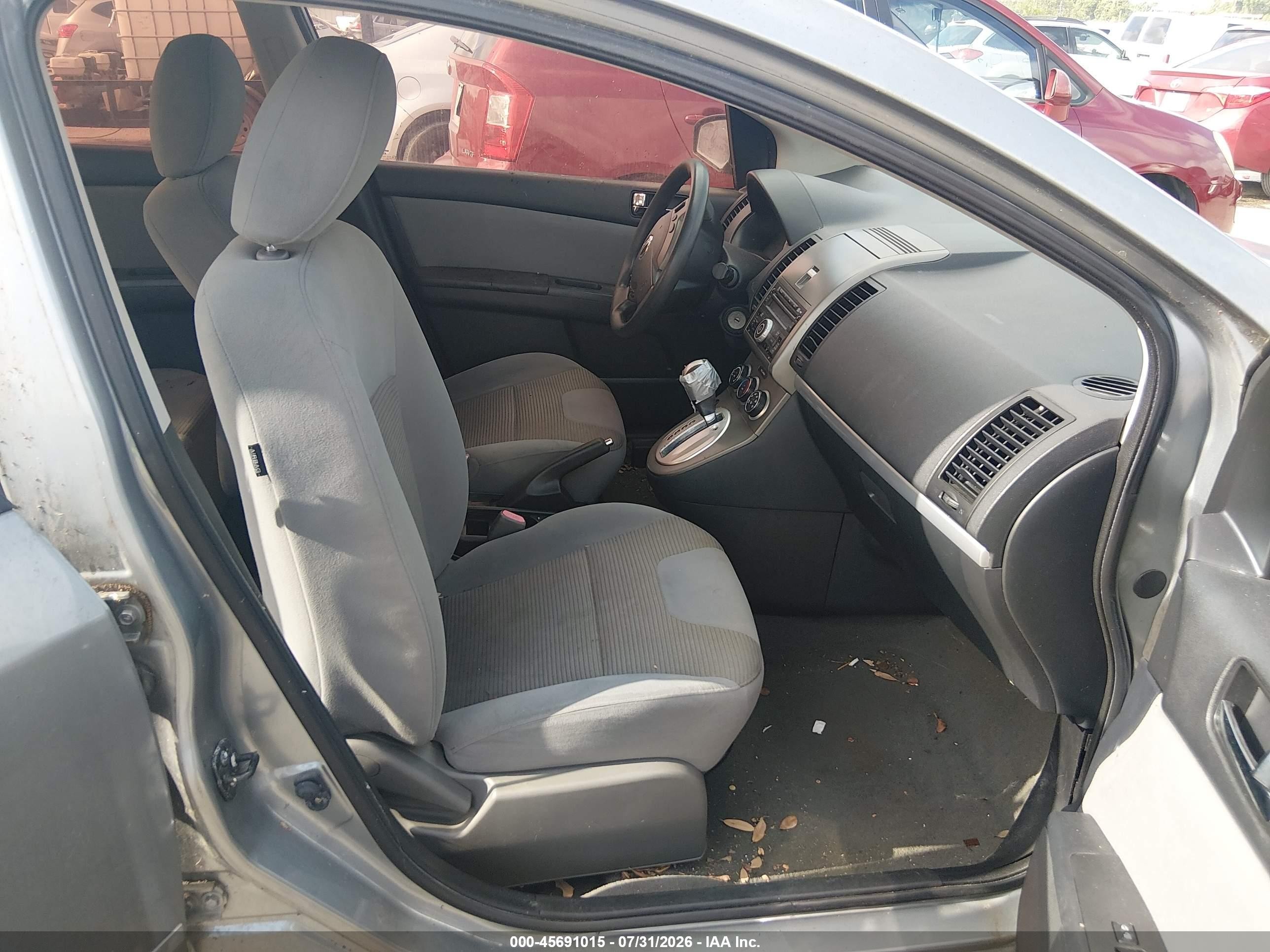 2011 Nissan Sentra 2.0s Gray vin: 3N1AB6AP0BL706603