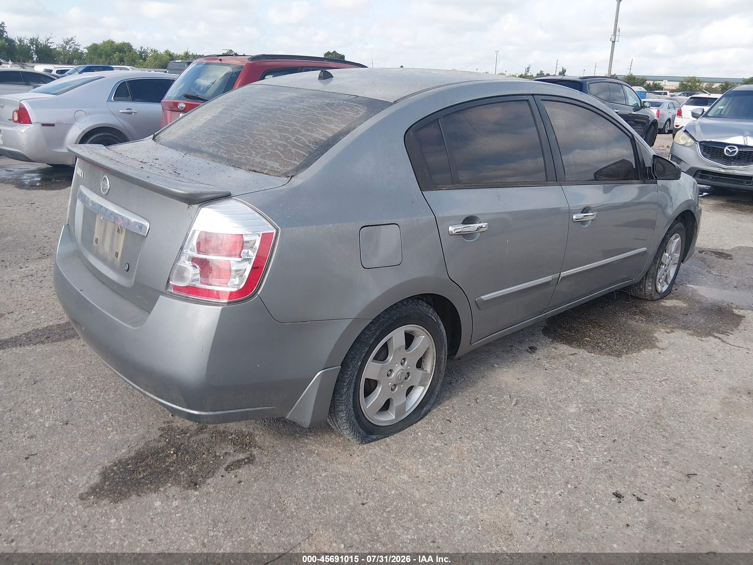 2011 Nissan Sentra 2.0s Gray vin: 3N1AB6AP0BL706603