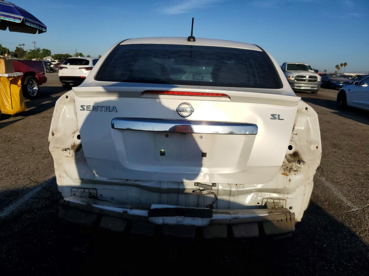 2011 Nissan Sentra White vin: 3N1AB6AP0BL719058
