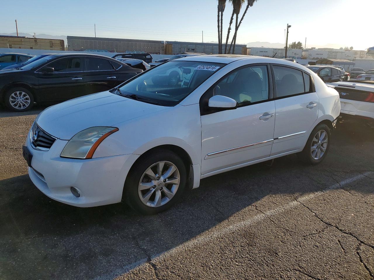 2011 Nissan Sentra White vin: 3N1AB6AP0BL719058