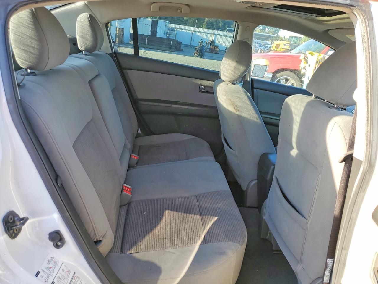 2011 Nissan Sentra White vin: 3N1AB6AP0BL719058