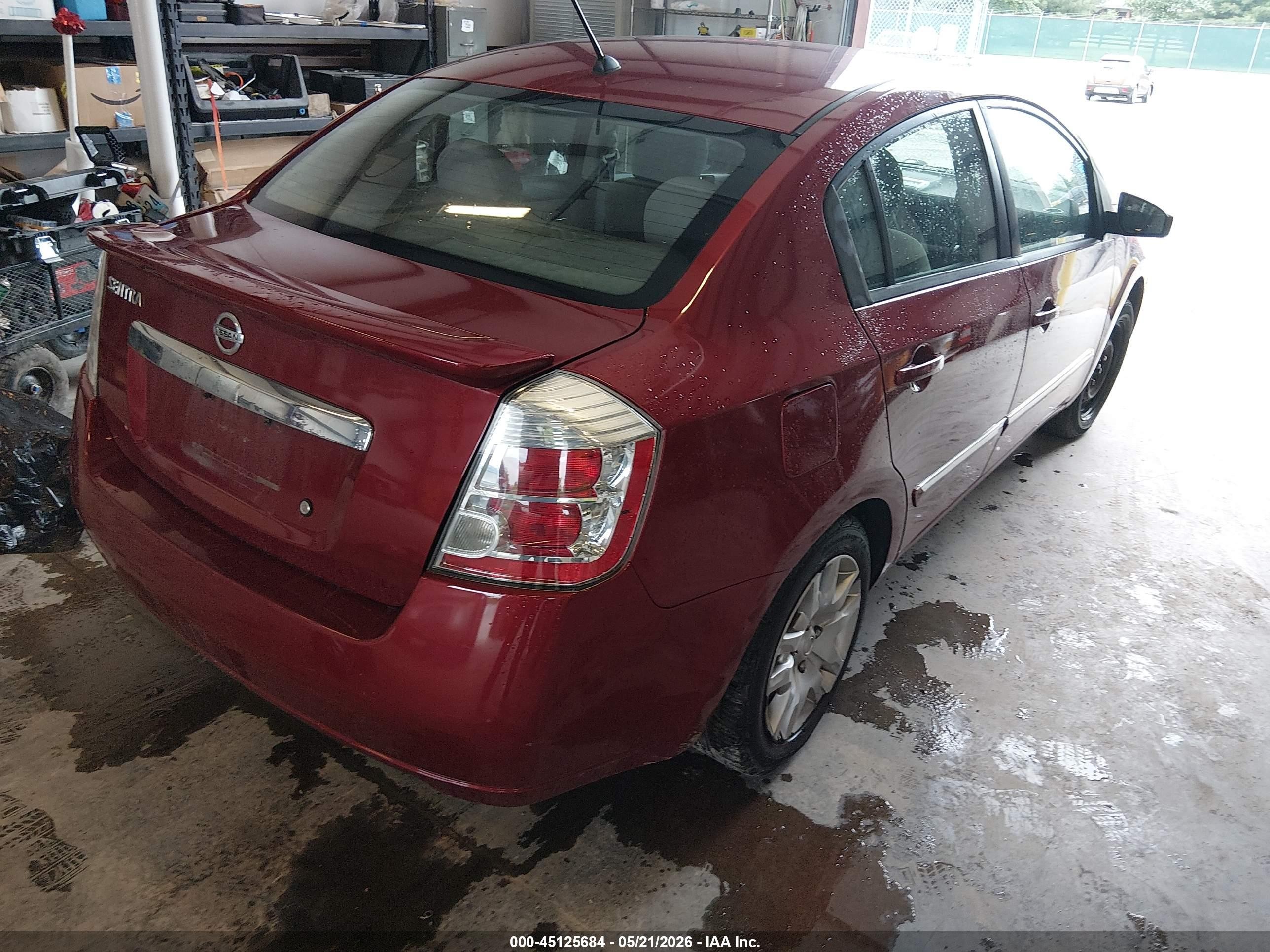 2011 Nissan Sentra 2.0s Red vin: 3N1AB6AP0BL719917