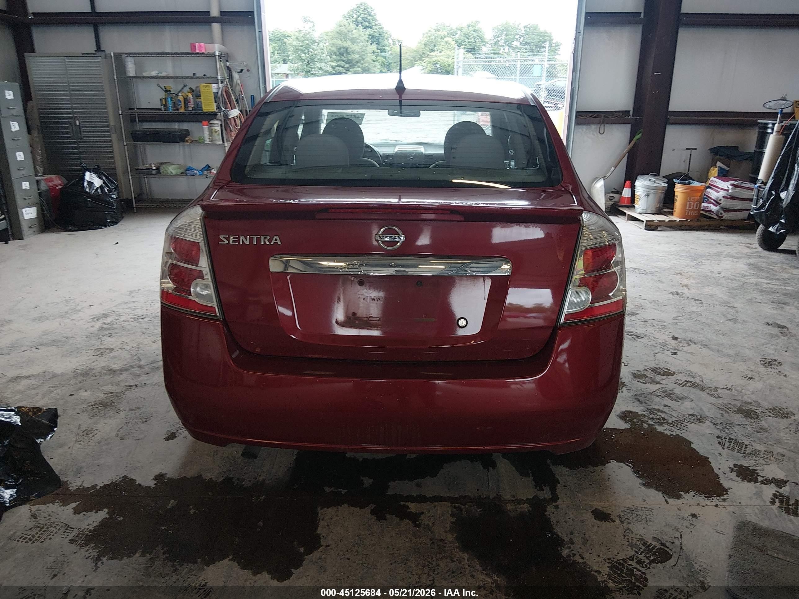 2011 Nissan Sentra 2.0s Red vin: 3N1AB6AP0BL719917