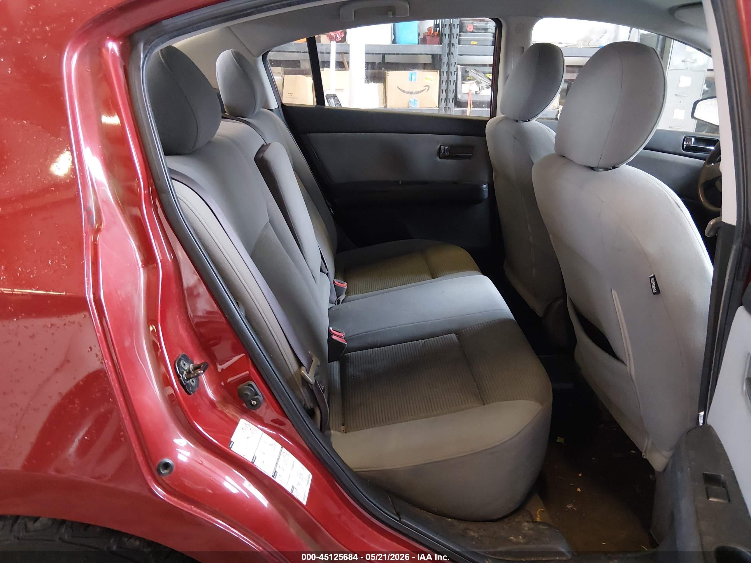 2011 Nissan Sentra 2.0s Red vin: 3N1AB6AP0BL719917