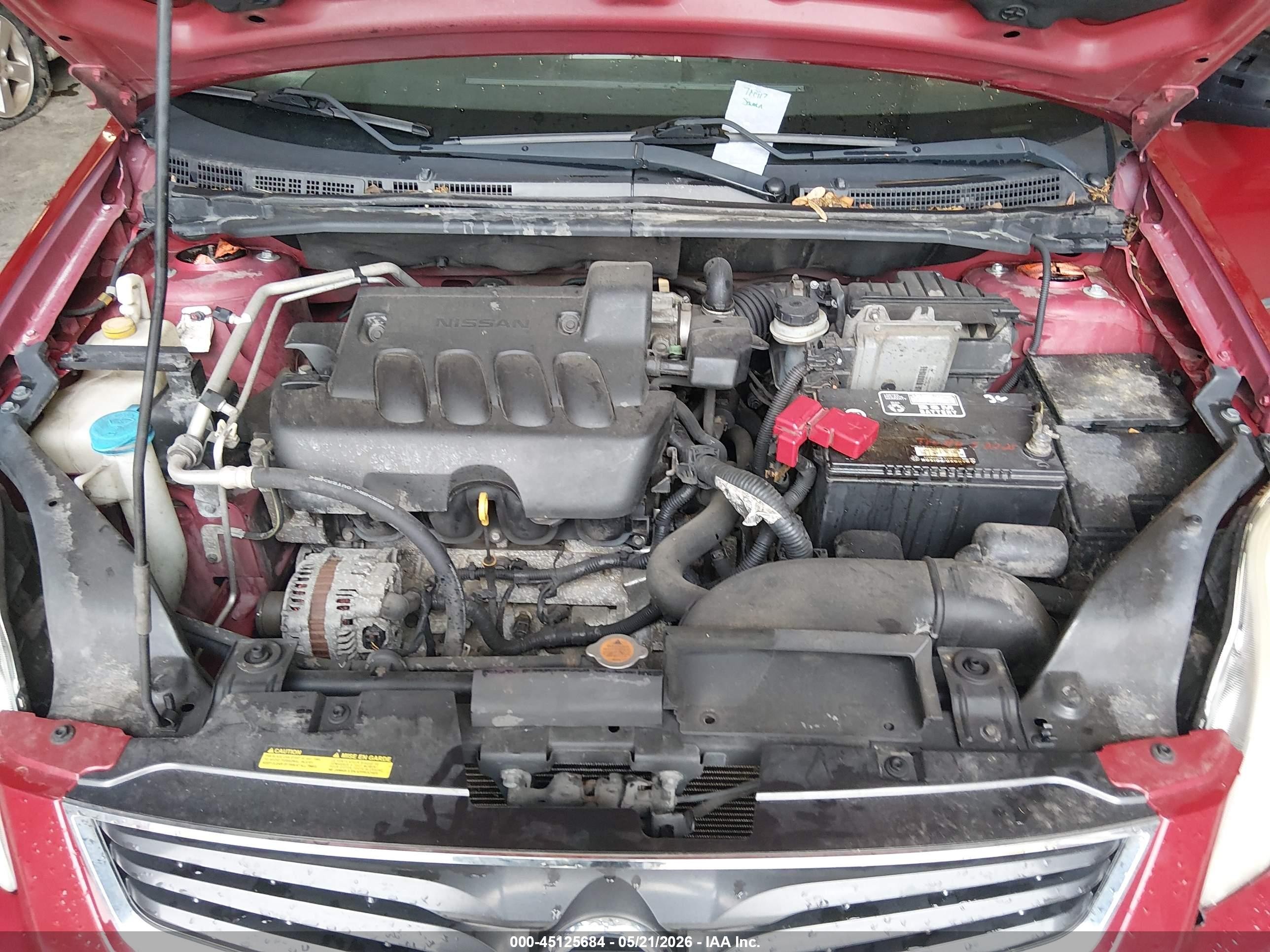 2011 Nissan Sentra 2.0s Red vin: 3N1AB6AP0BL719917