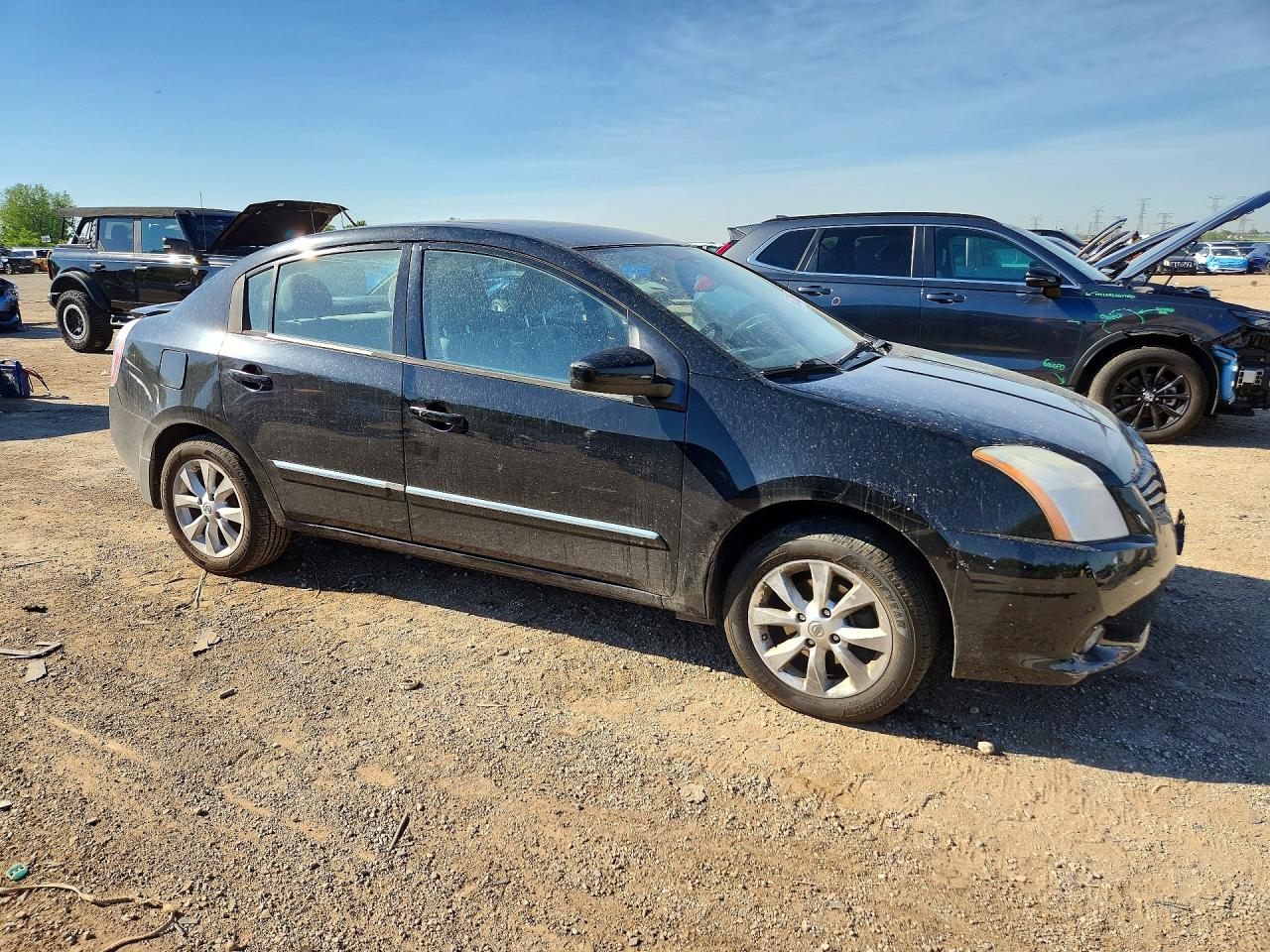 2011 Nissan Sentra 2.0 Черный vin: 3N1AB6AP0BL725233