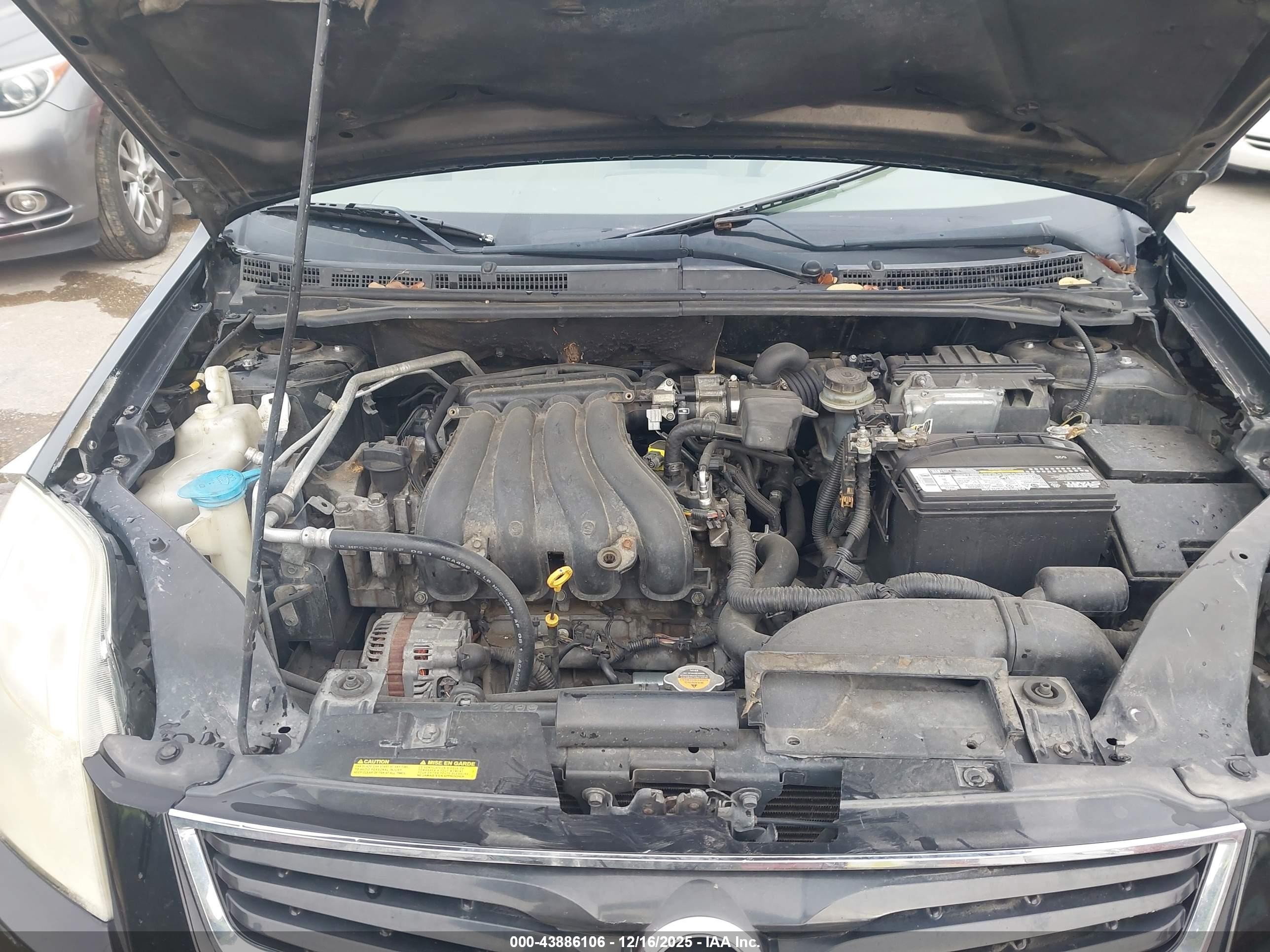 2012 Nissan Sentra 2.0 S Black vin: 3N1AB6AP0CL631435