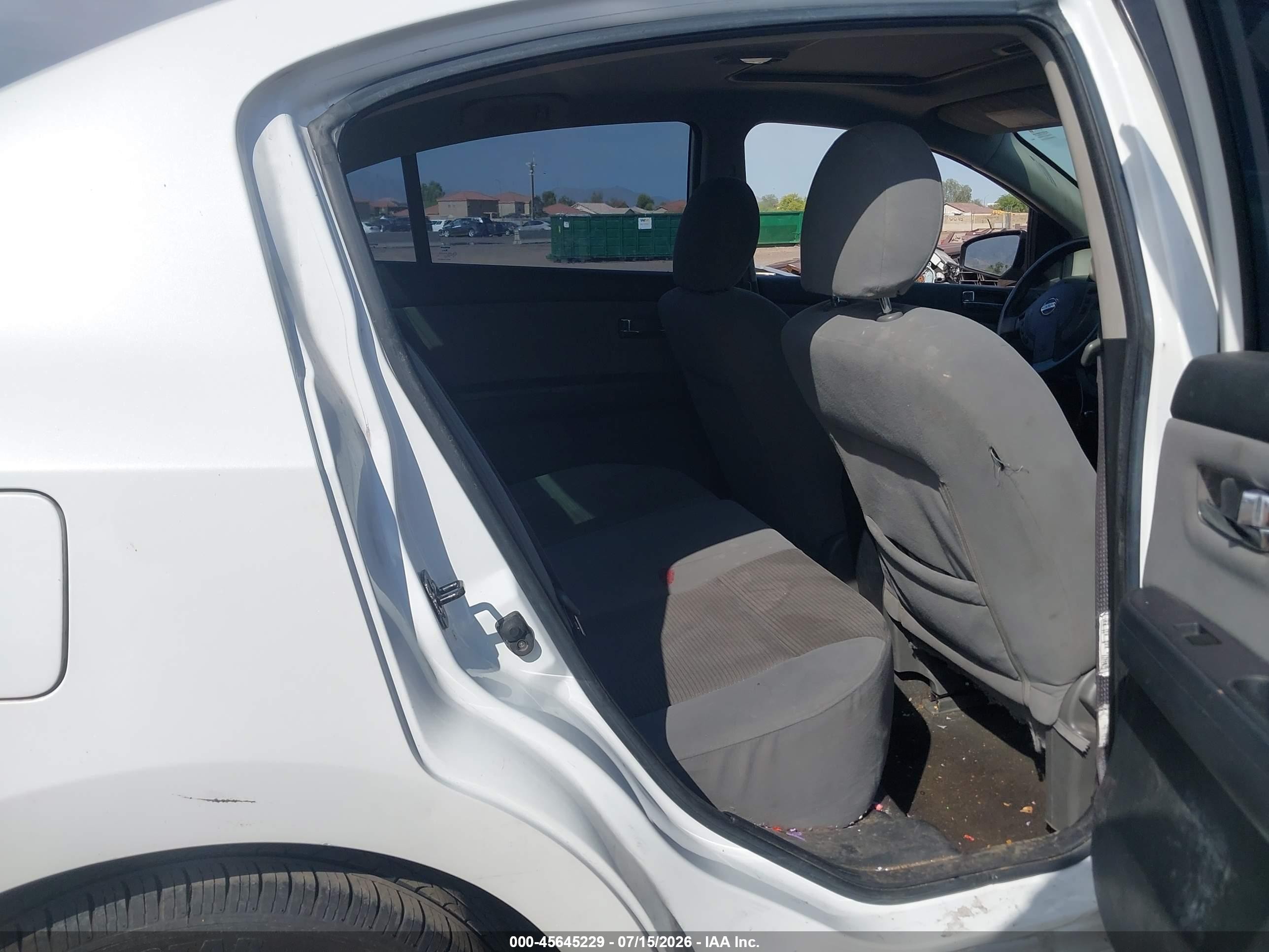 2012 Nissan Sentra 2.0 Sr White vin: 3N1AB6AP0CL631774