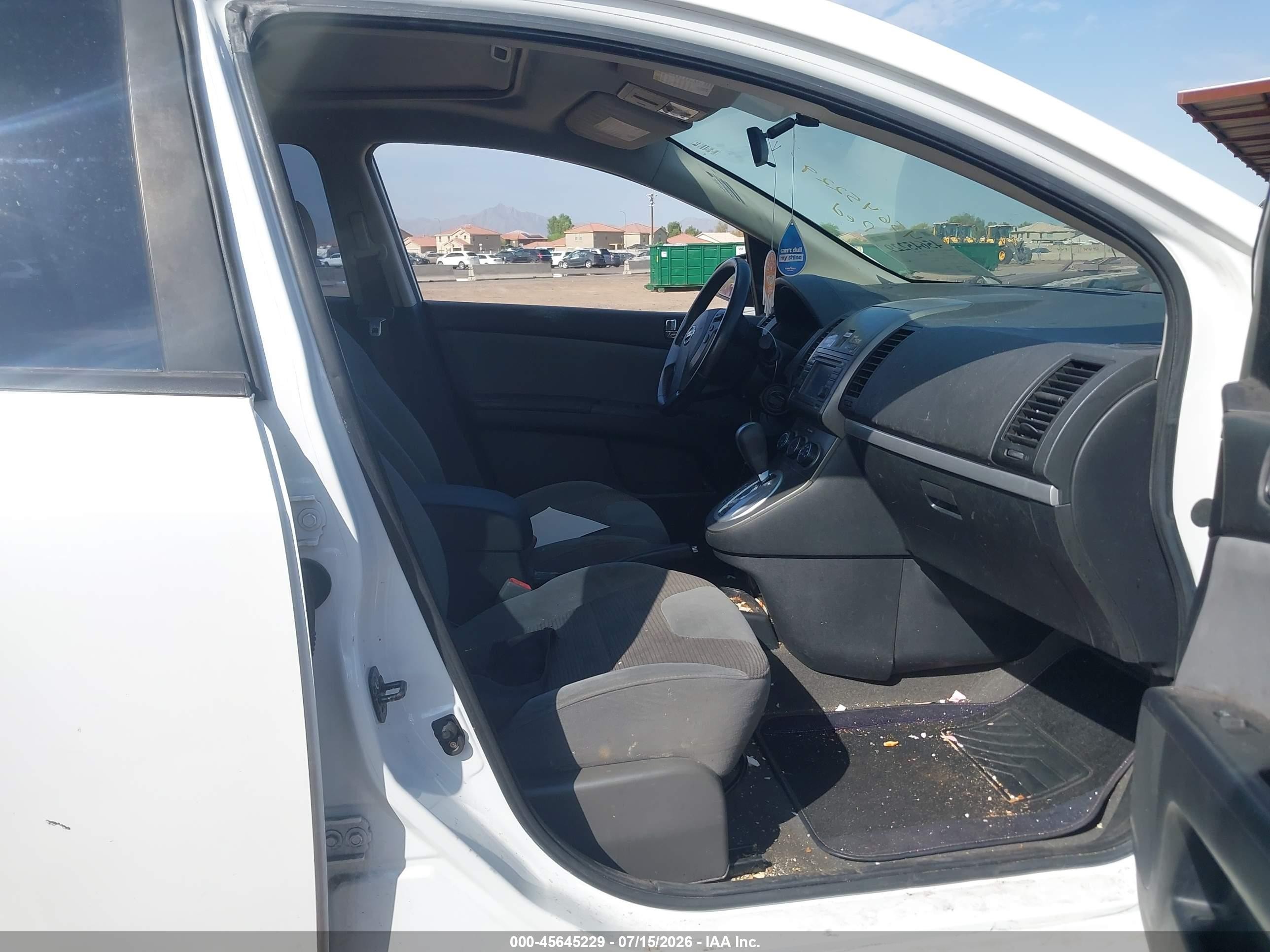 2012 Nissan Sentra 2.0 Sr White vin: 3N1AB6AP0CL631774