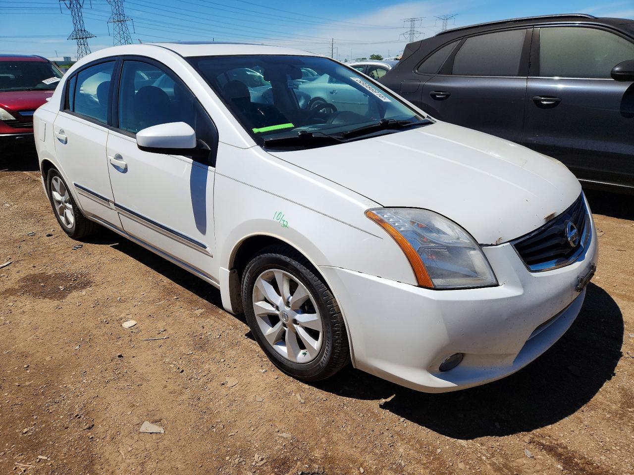 2012 Nissan Sentra 2.0 White vin: 3N1AB6AP0CL641396