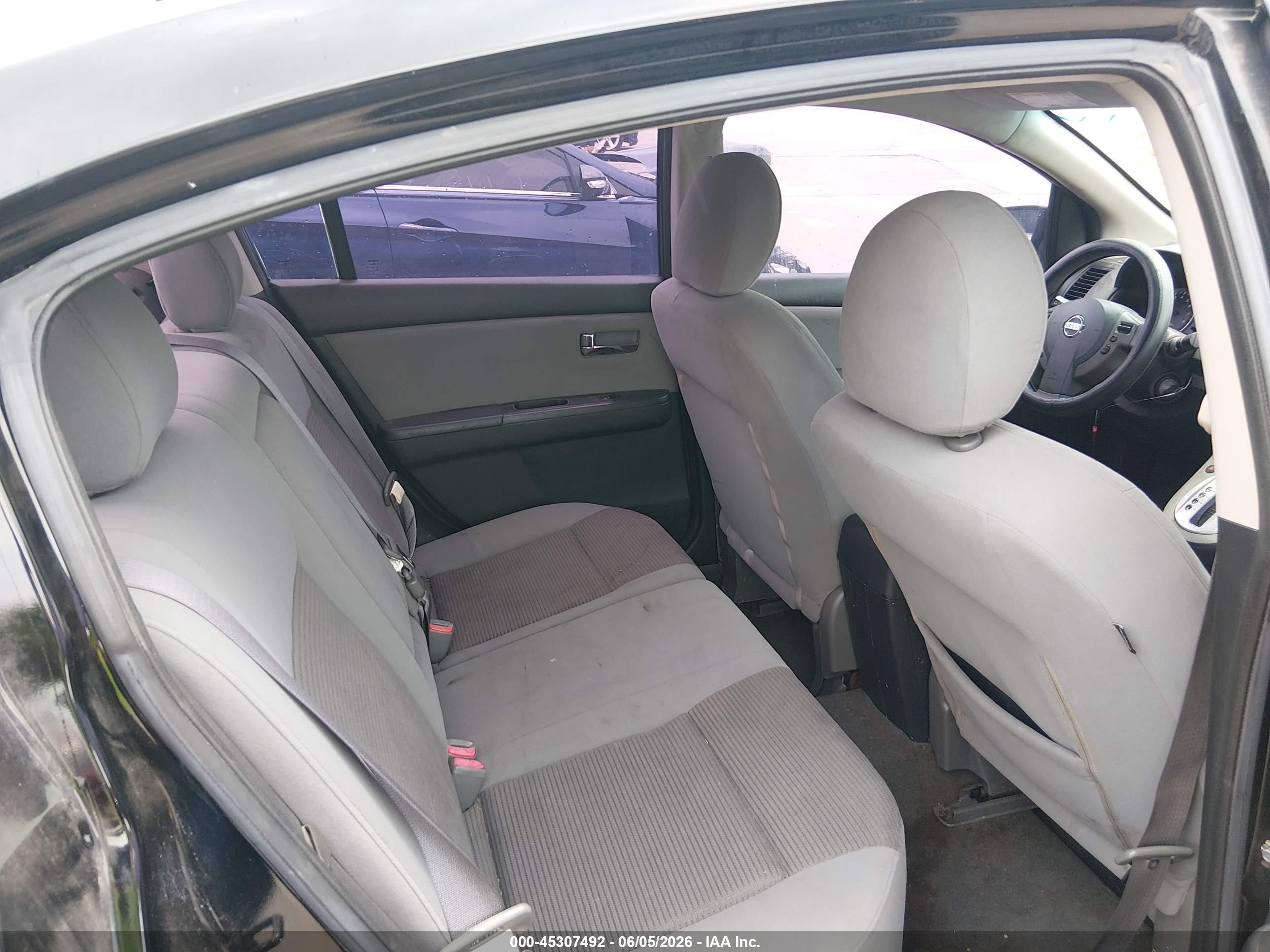 2012 Nissan Sentra 2.0 S Black vin: 3N1AB6AP0CL644167