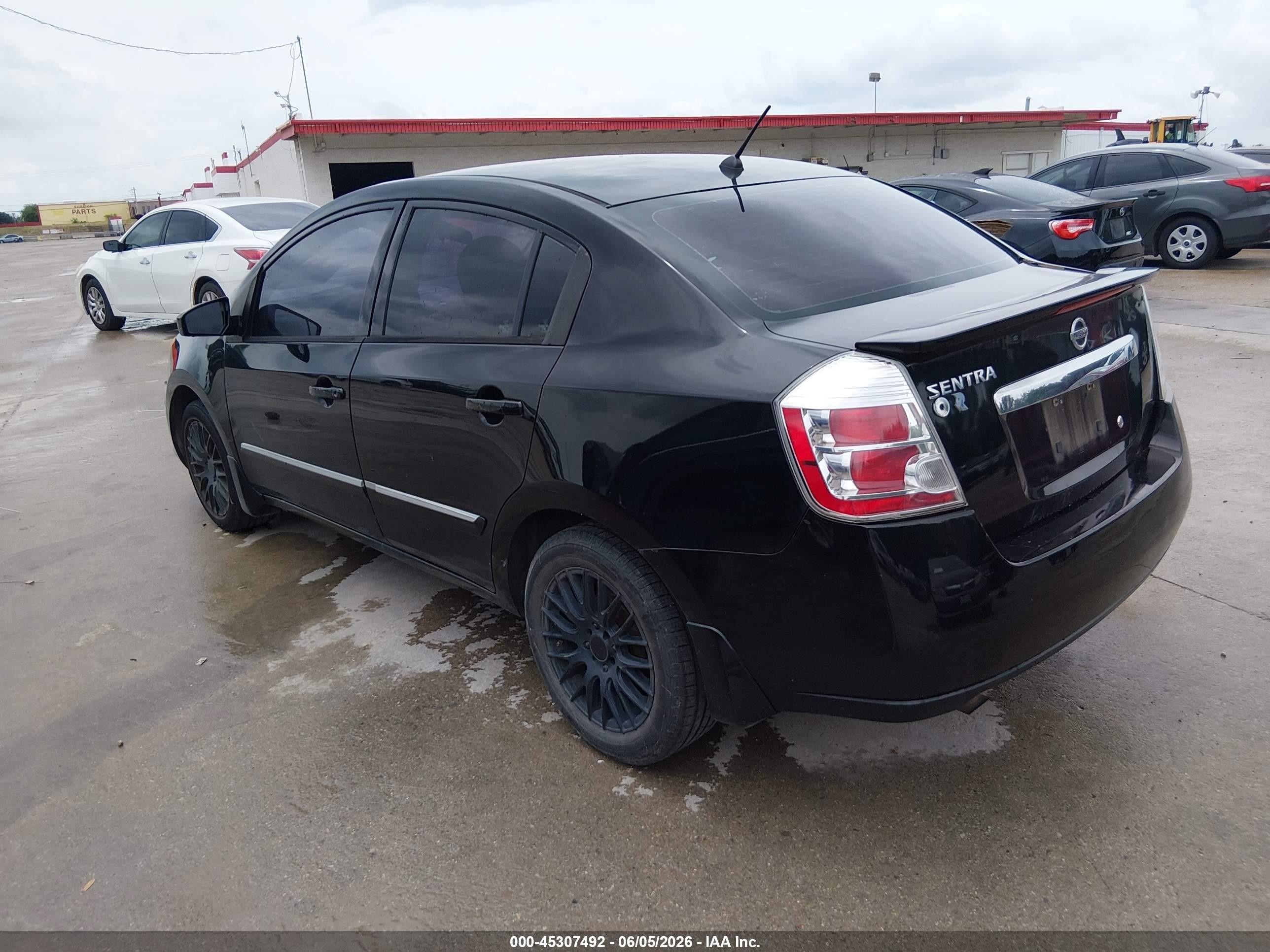 2012 Nissan Sentra 2.0 S Black vin: 3N1AB6AP0CL644167