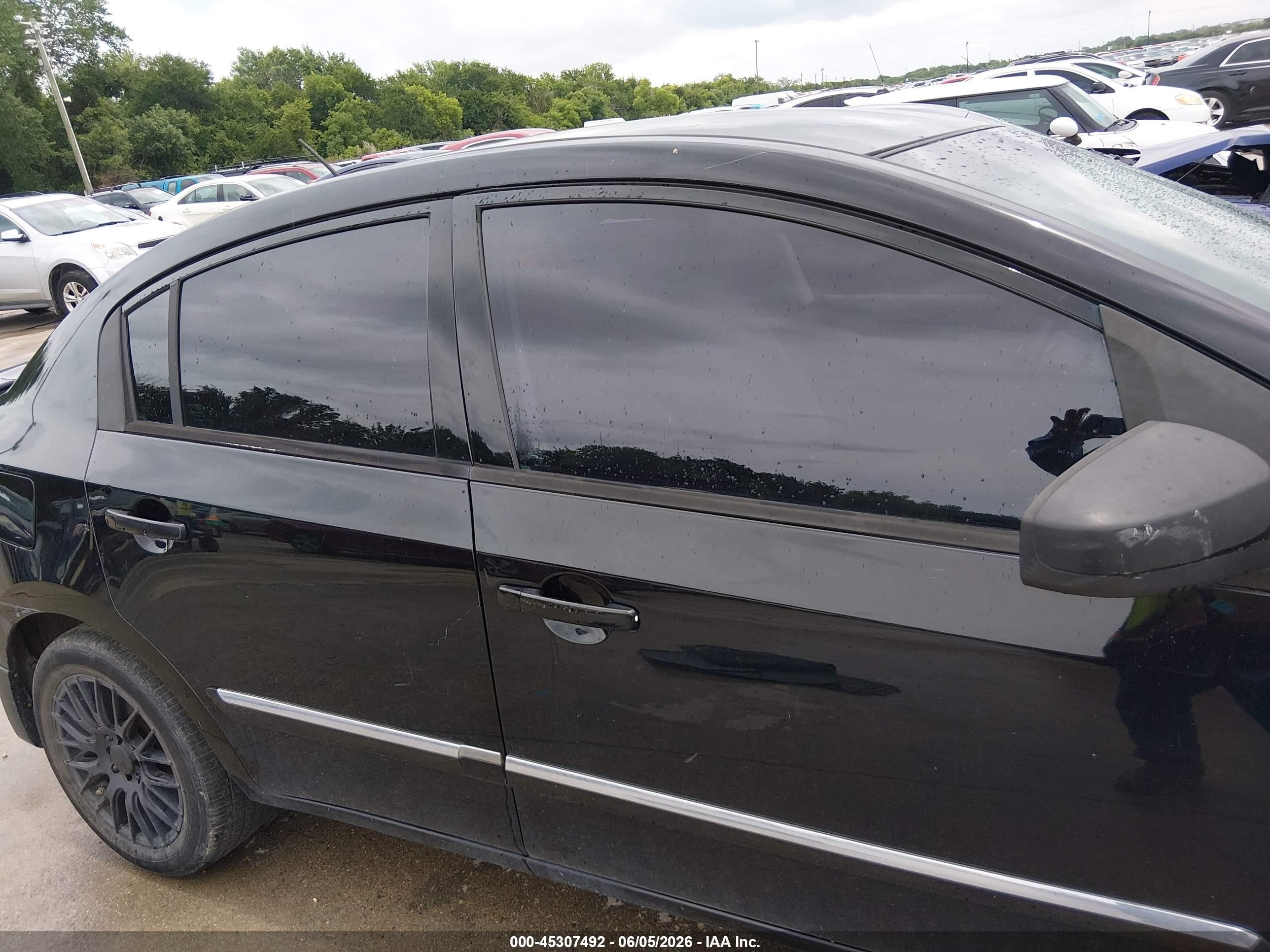 2012 Nissan Sentra 2.0 S Black vin: 3N1AB6AP0CL644167