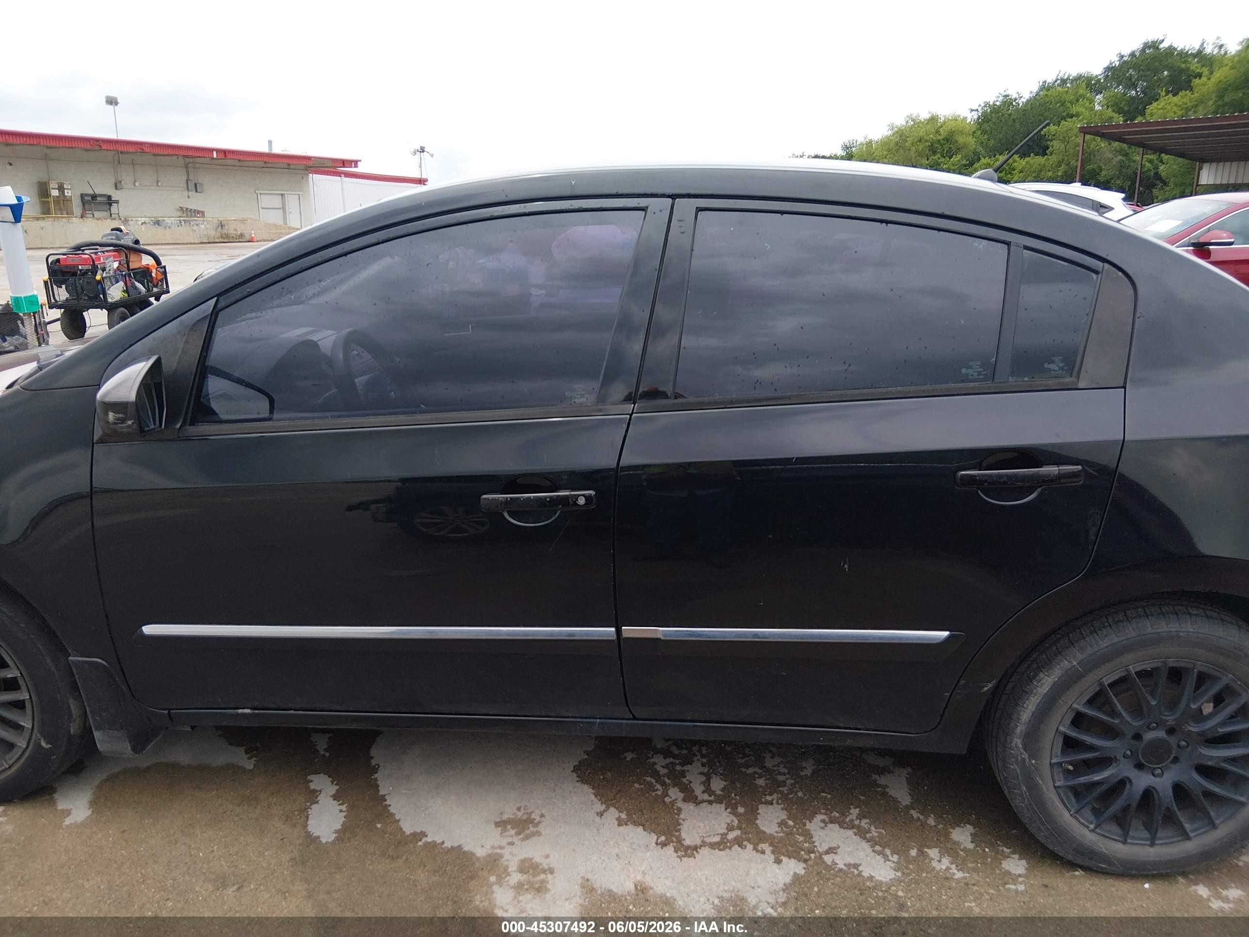 2012 Nissan Sentra 2.0 S Black vin: 3N1AB6AP0CL644167
