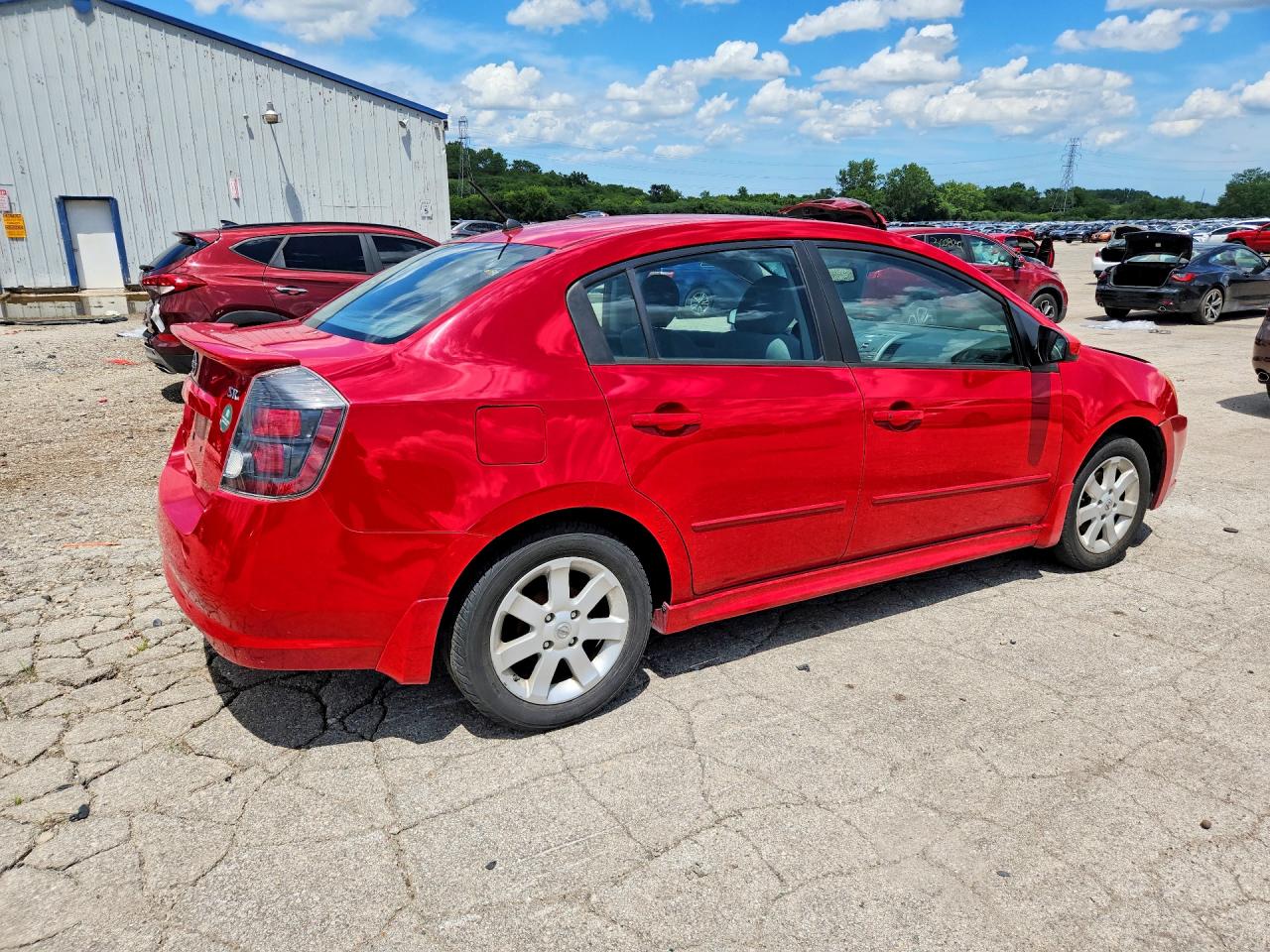 2012 Nissan Sentra 2.0/2.0s/sr/2.0sl Red vin: 3N1AB6AP0CL646517