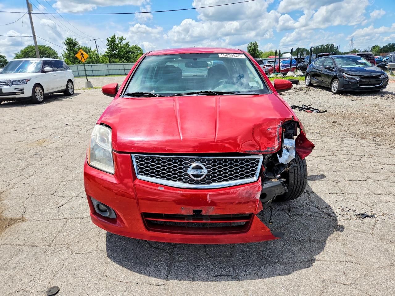 2012 Nissan Sentra 2.0/2.0s/sr/2.0sl Red vin: 3N1AB6AP0CL646517