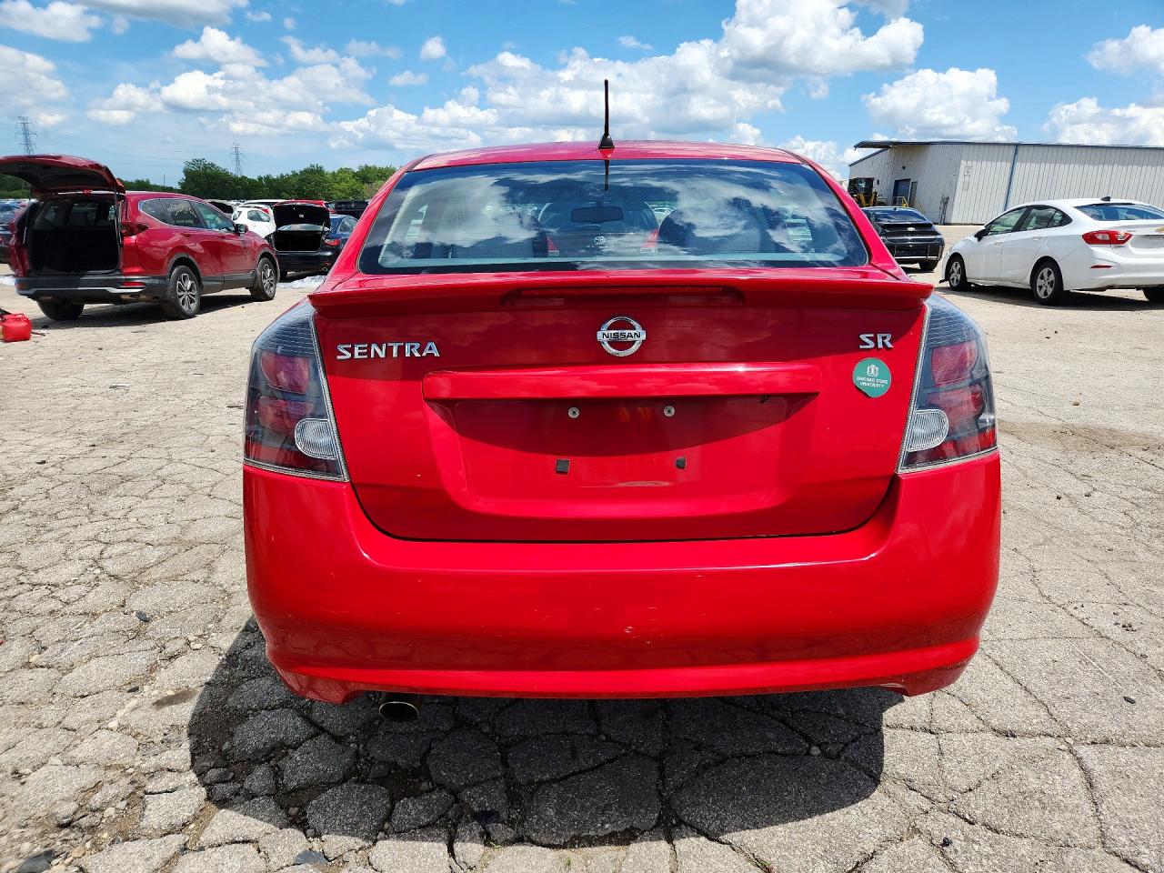 2012 Nissan Sentra 2.0/2.0s/sr/2.0sl Red vin: 3N1AB6AP0CL646517