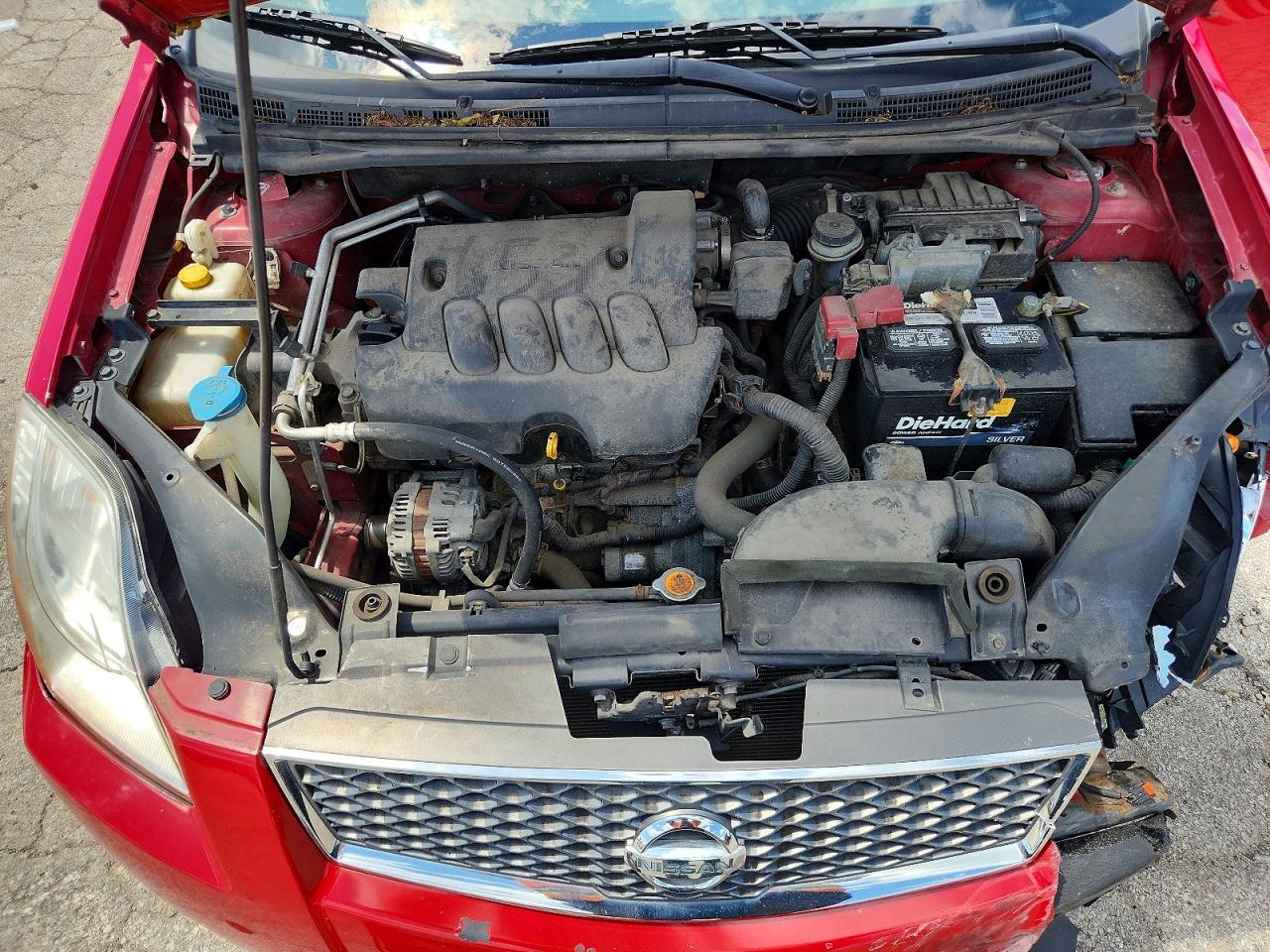 2012 Nissan Sentra 2.0/2.0s/sr/2.0sl Red vin: 3N1AB6AP0CL646517