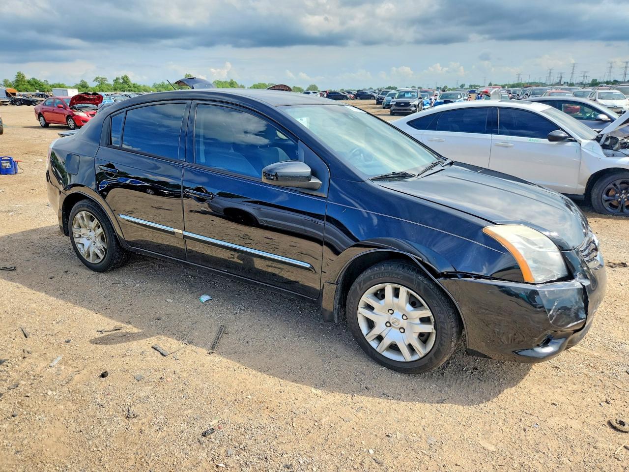 2012 Nissan Sentra Black vin: 3N1AB6AP0CL651412