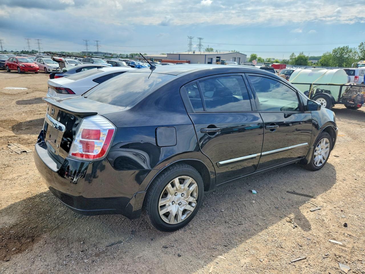 2012 Nissan Sentra Black vin: 3N1AB6AP0CL651412