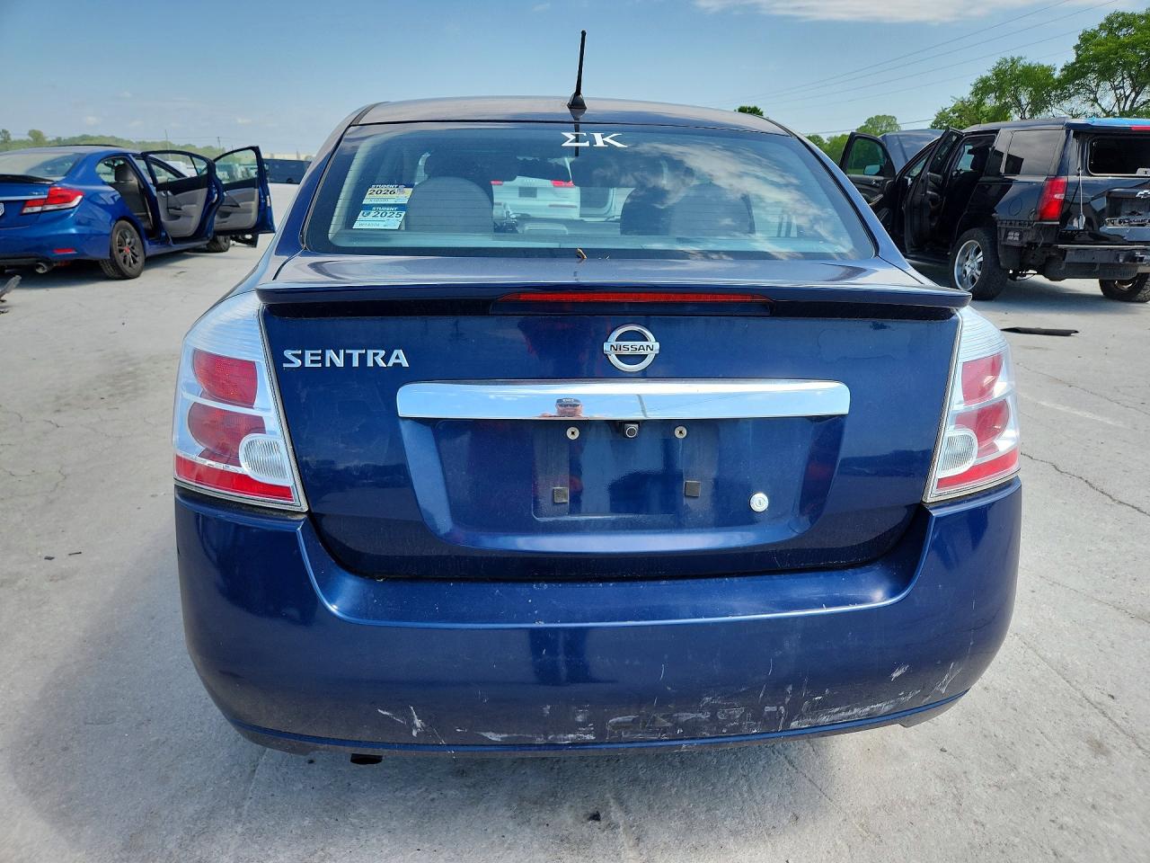 2012 Nissan Sentra 2.0 Blue vin: 3N1AB6AP0CL652821