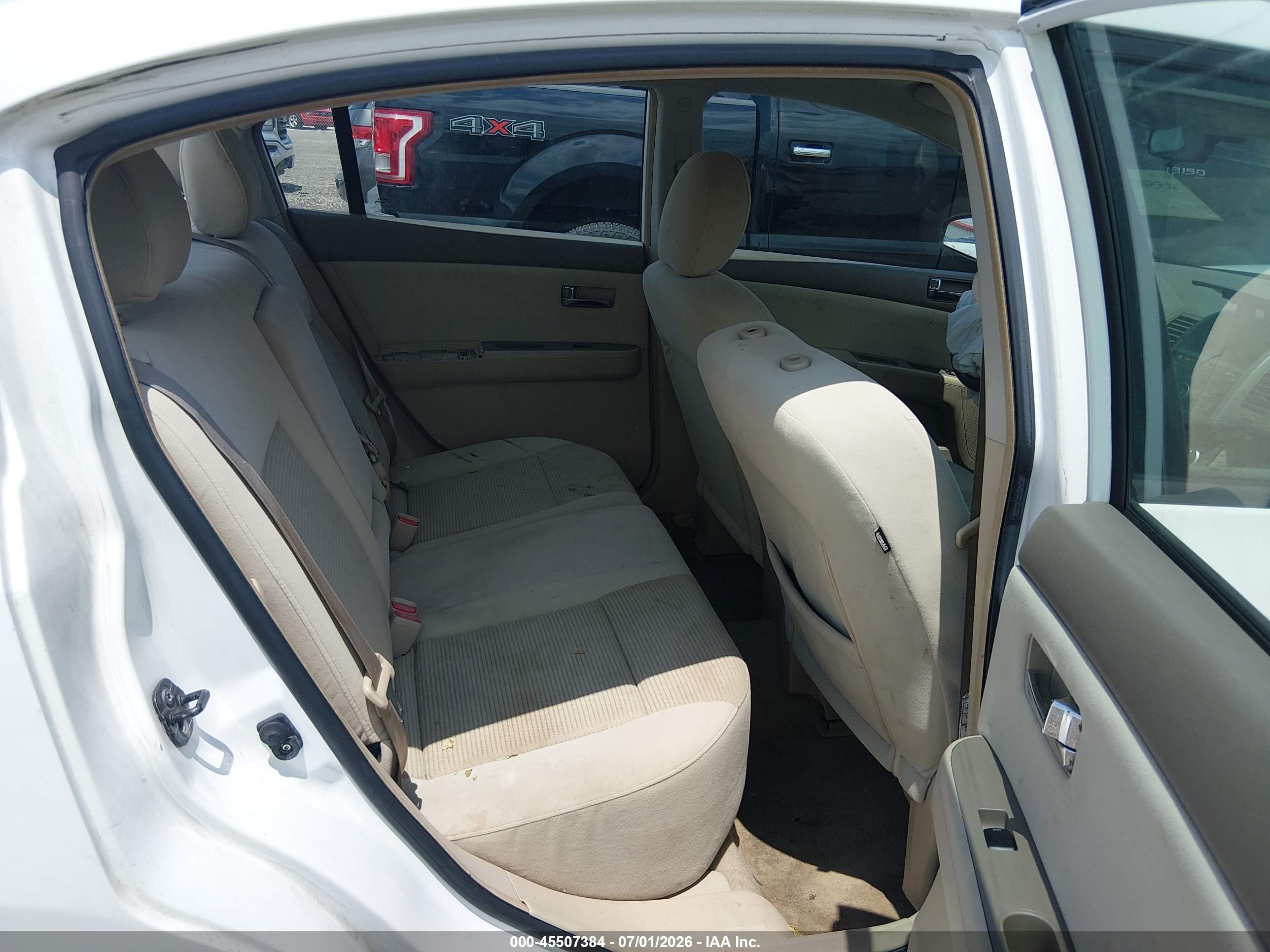2012 Nissan Sentra 2.0 S White vin: 3N1AB6AP0CL664046