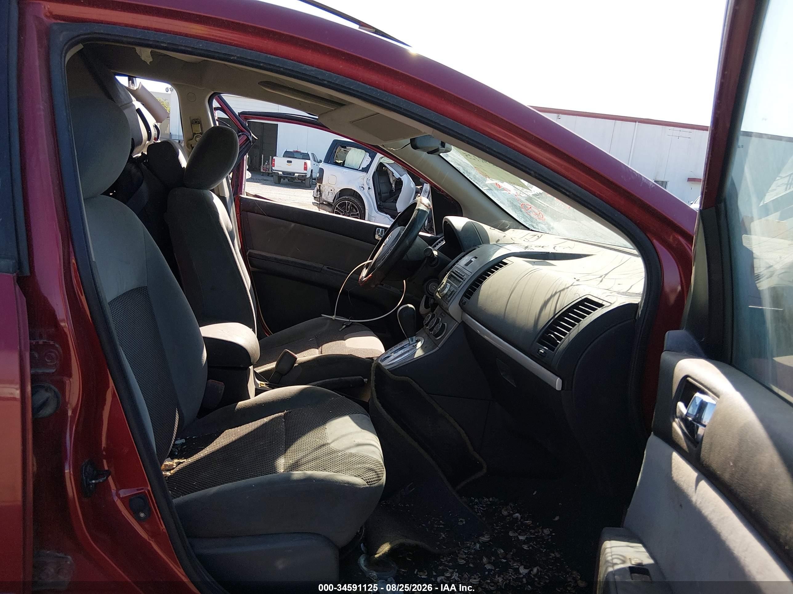 2012 Nissan Sentra 2.0 S Red vin: 3N1AB6AP0CL674124