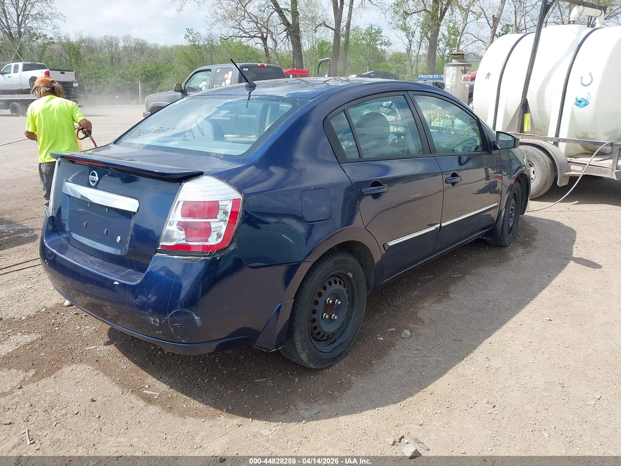 2012 Nissan Sentra 2.0 S Синий vin: 3N1AB6AP0CL682420