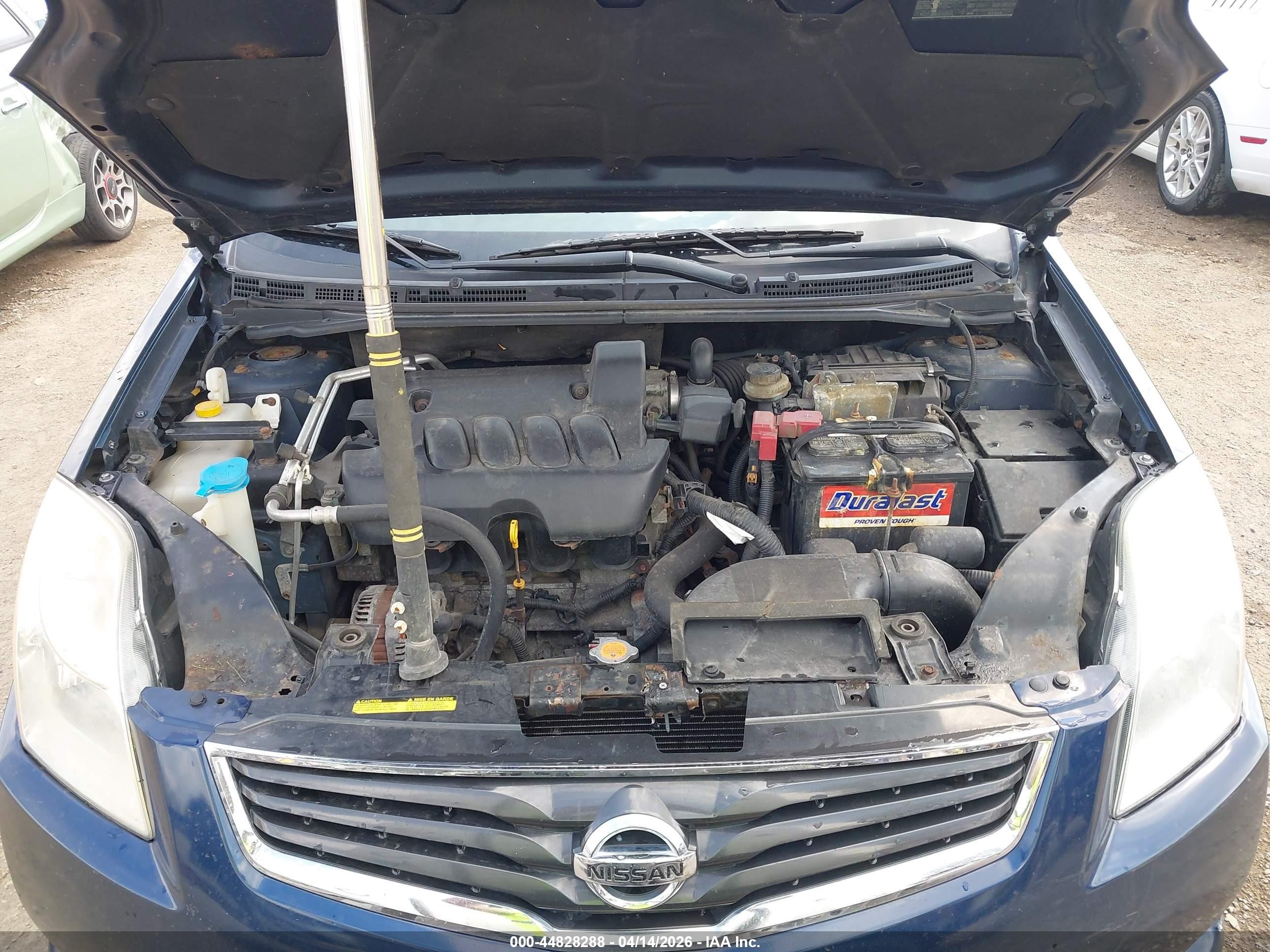 2012 Nissan Sentra 2.0 S Синий vin: 3N1AB6AP0CL682420