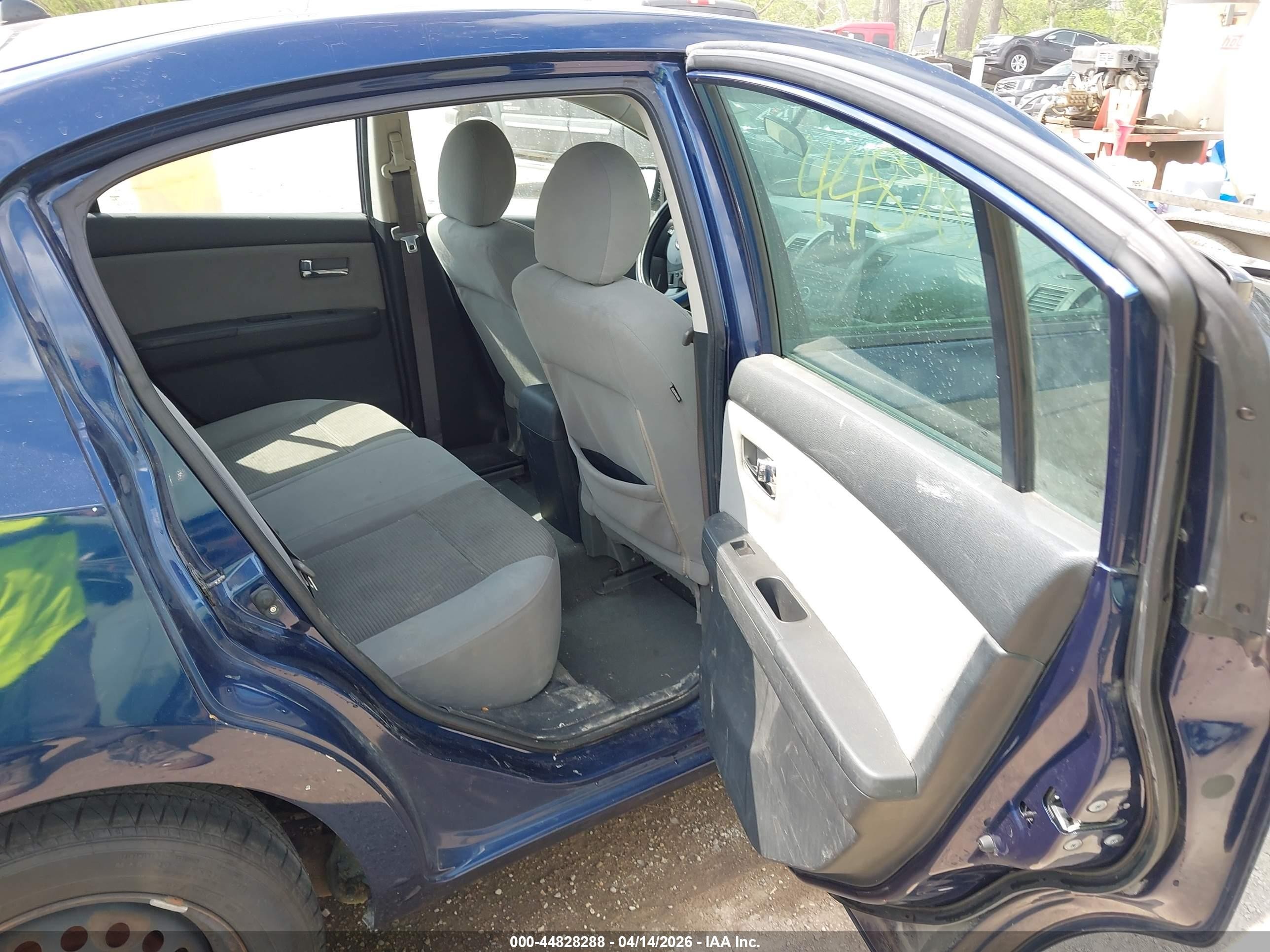 2012 Nissan Sentra 2.0 S Синий vin: 3N1AB6AP0CL682420