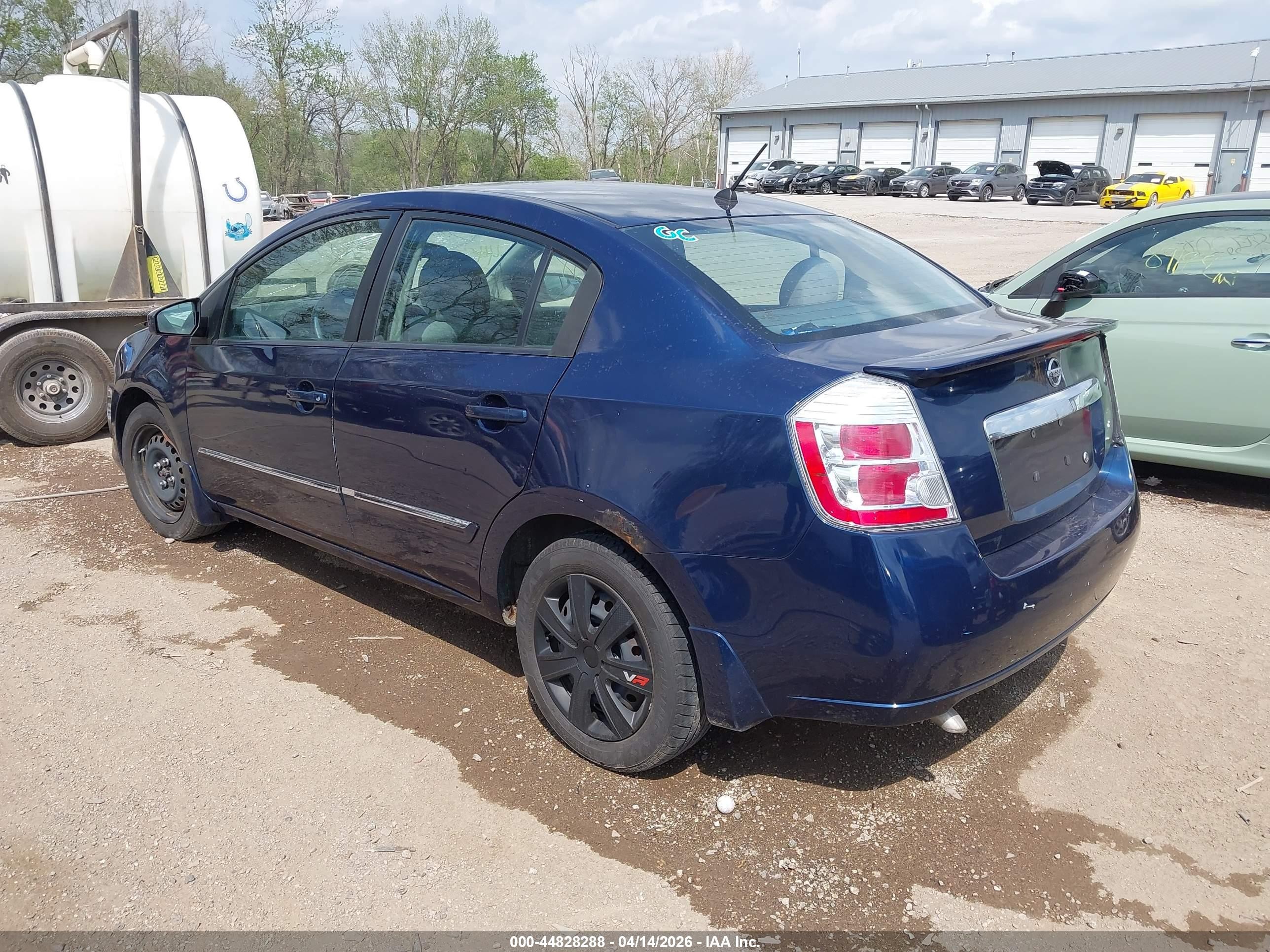 2012 Nissan Sentra 2.0 S Синий vin: 3N1AB6AP0CL682420