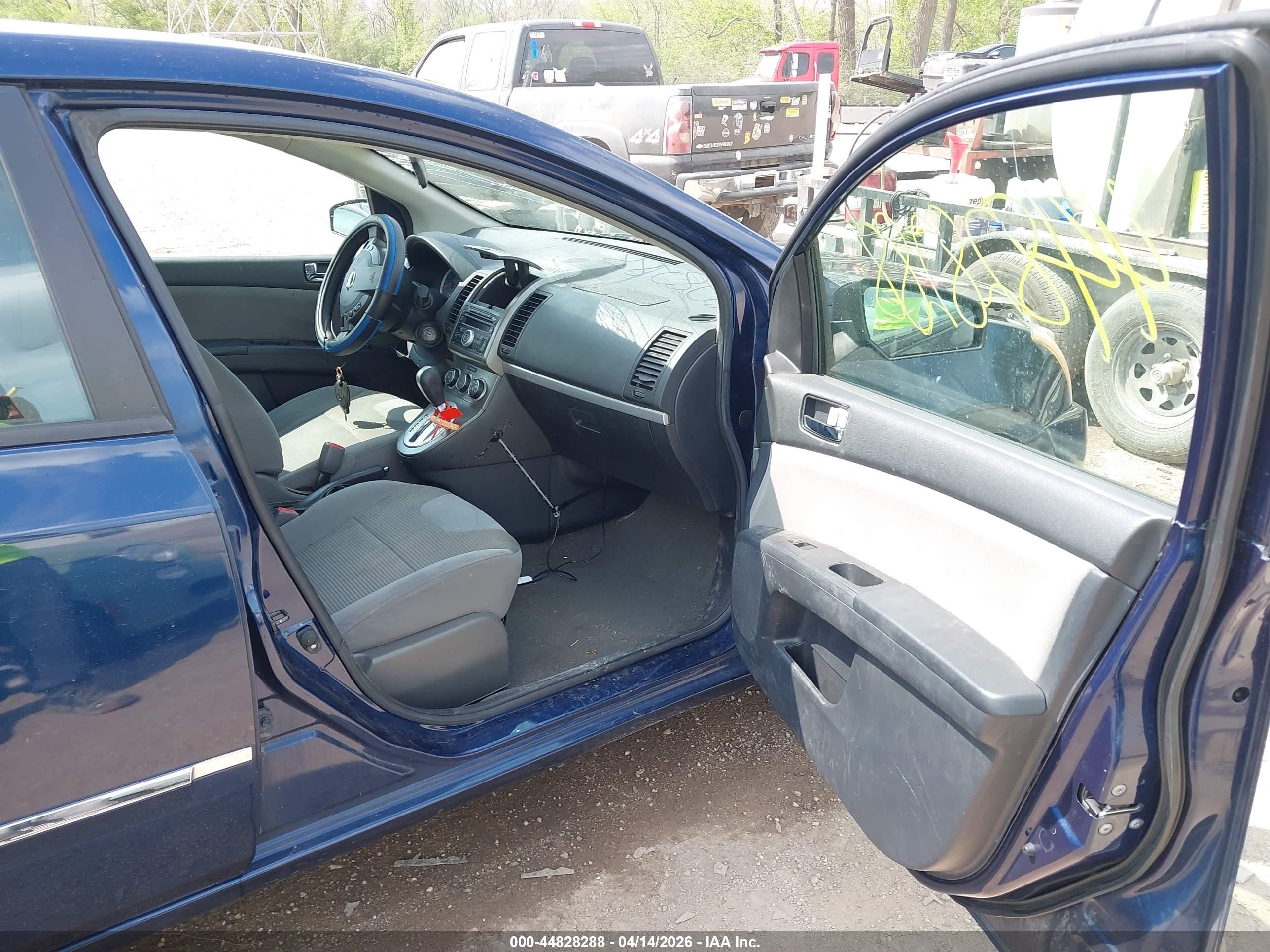 2012 Nissan Sentra 2.0 S Синий vin: 3N1AB6AP0CL682420
