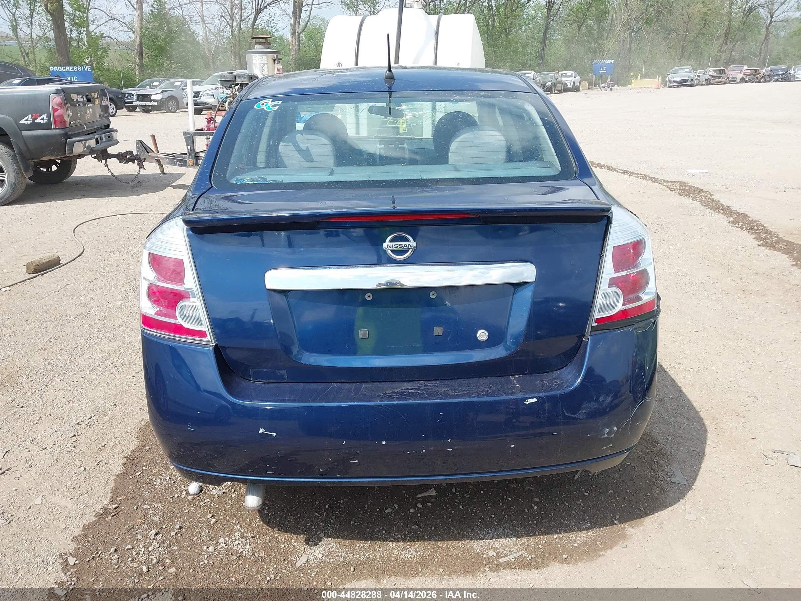 2012 Nissan Sentra 2.0 S Синий vin: 3N1AB6AP0CL682420