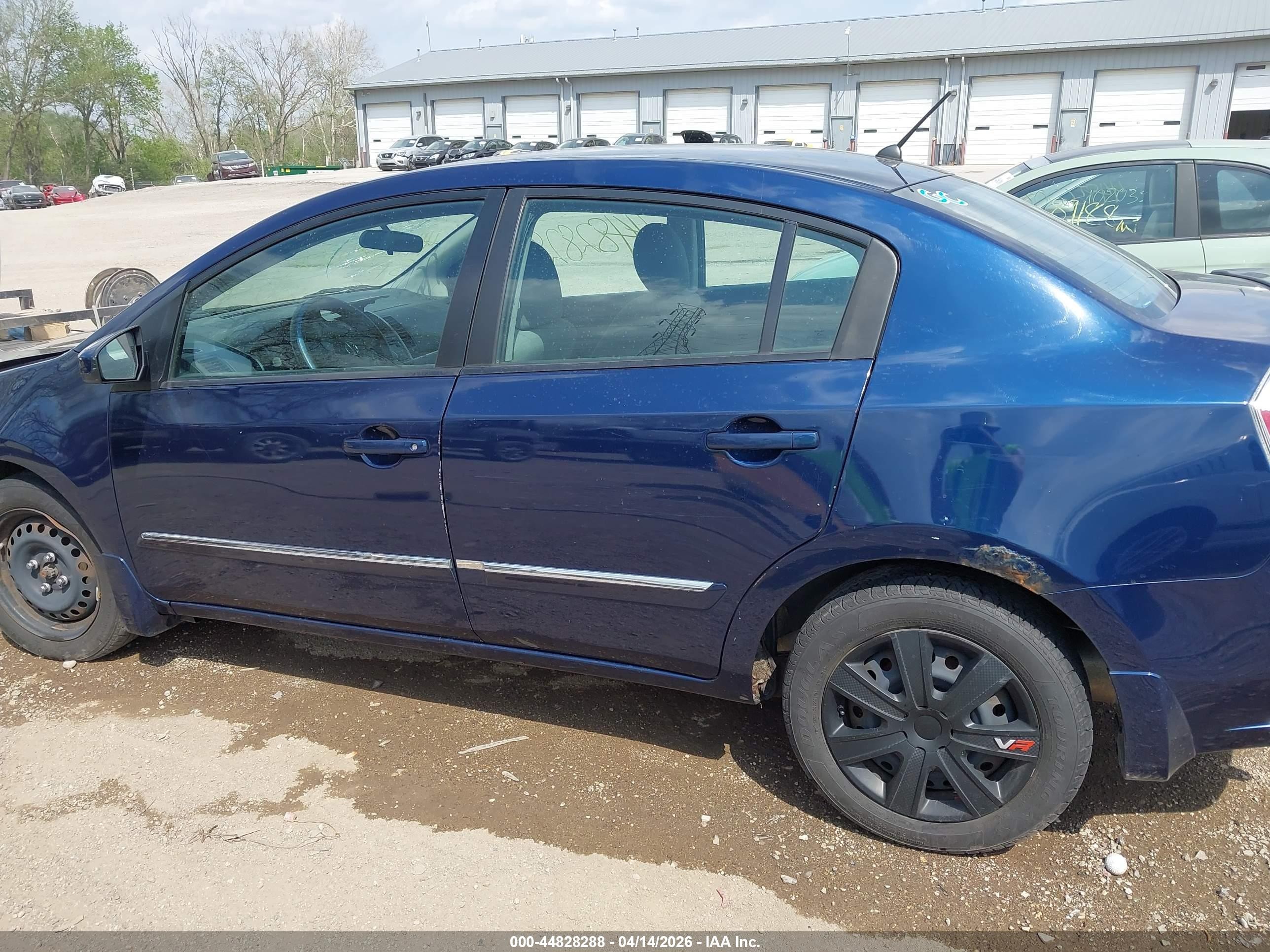 2012 Nissan Sentra 2.0 S Синий vin: 3N1AB6AP0CL682420