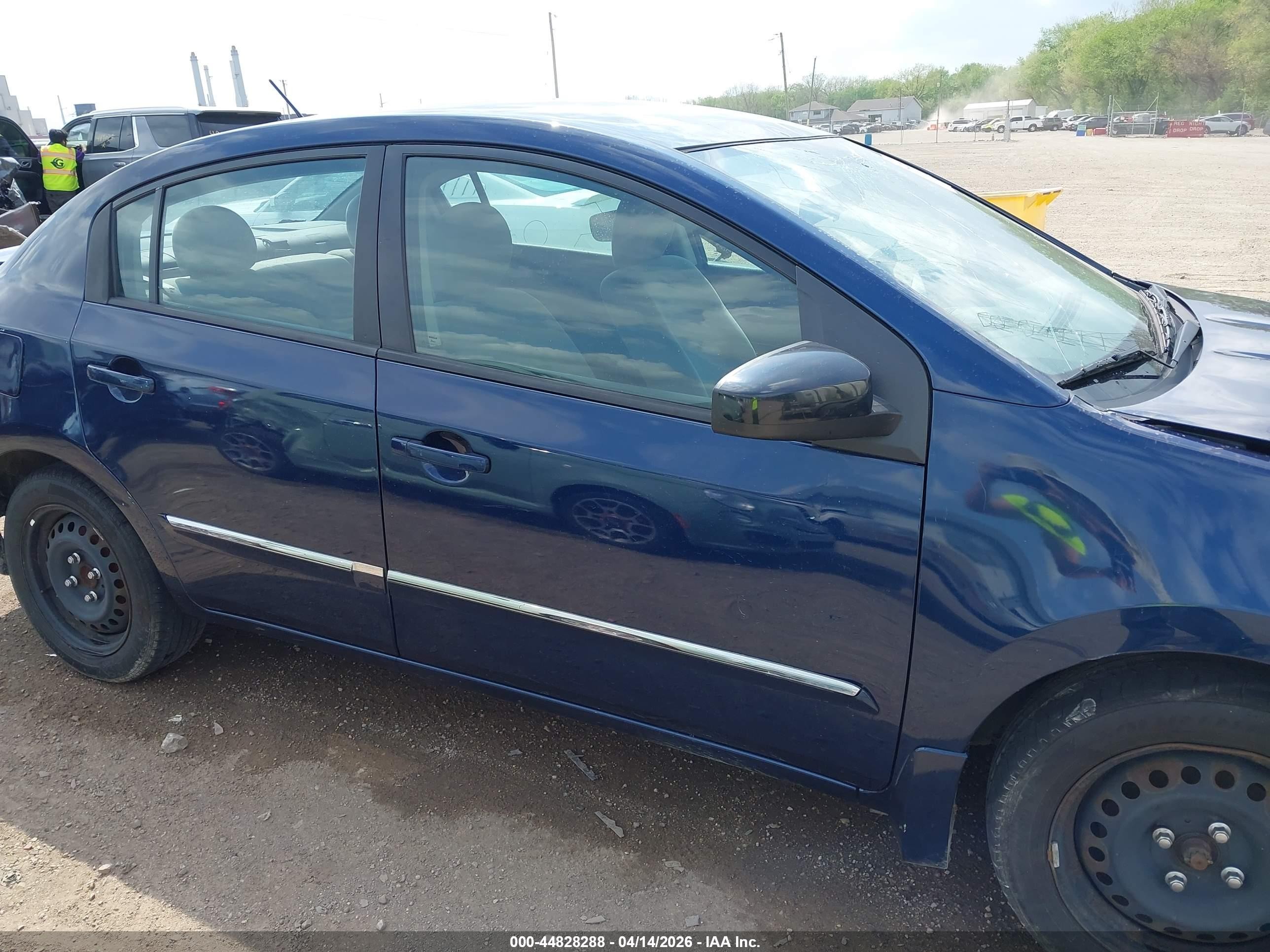 2012 Nissan Sentra 2.0 S Синий vin: 3N1AB6AP0CL682420