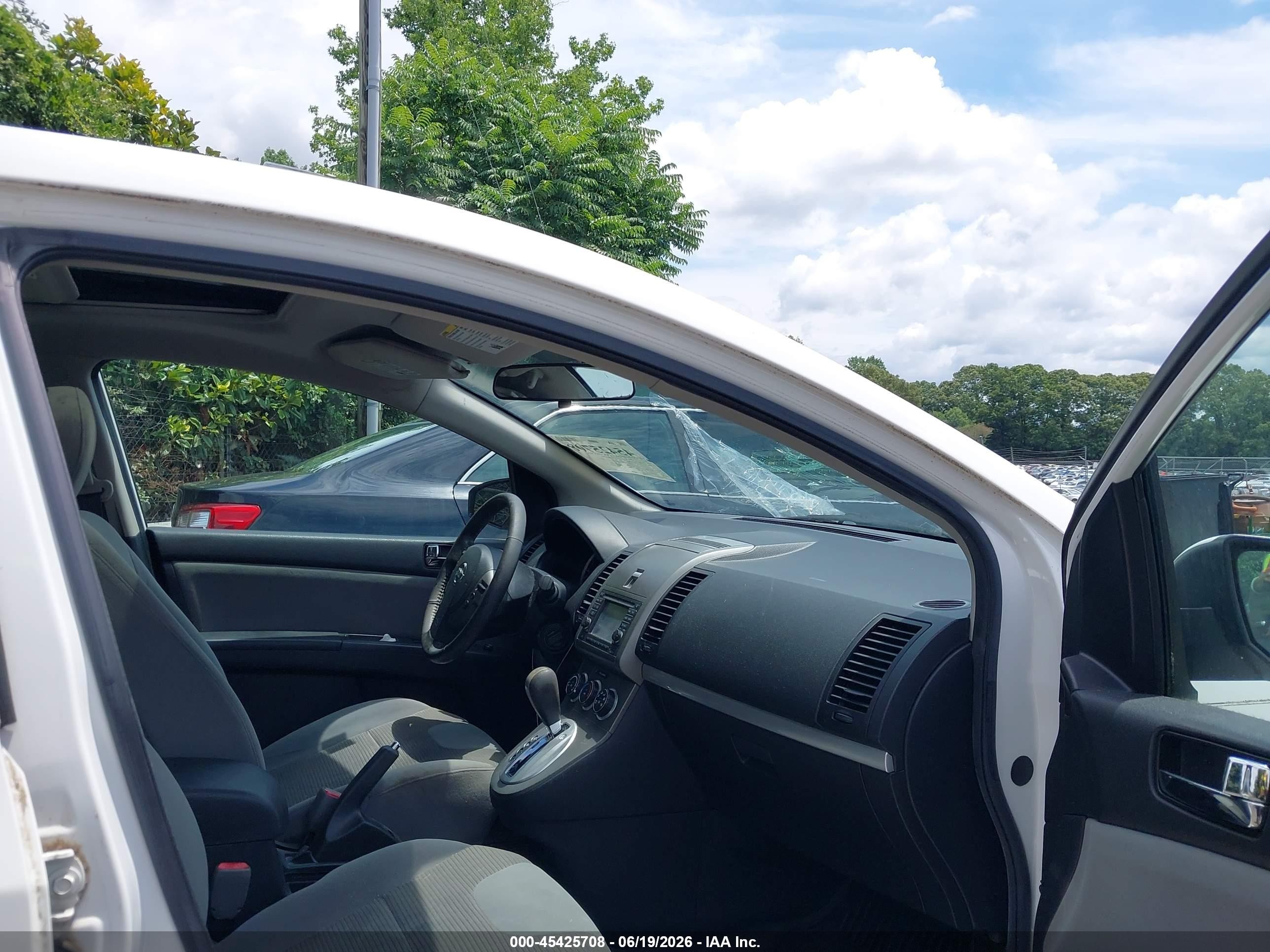 2012 Nissan Sentra 2.0 Sr White vin: 3N1AB6AP0CL682806