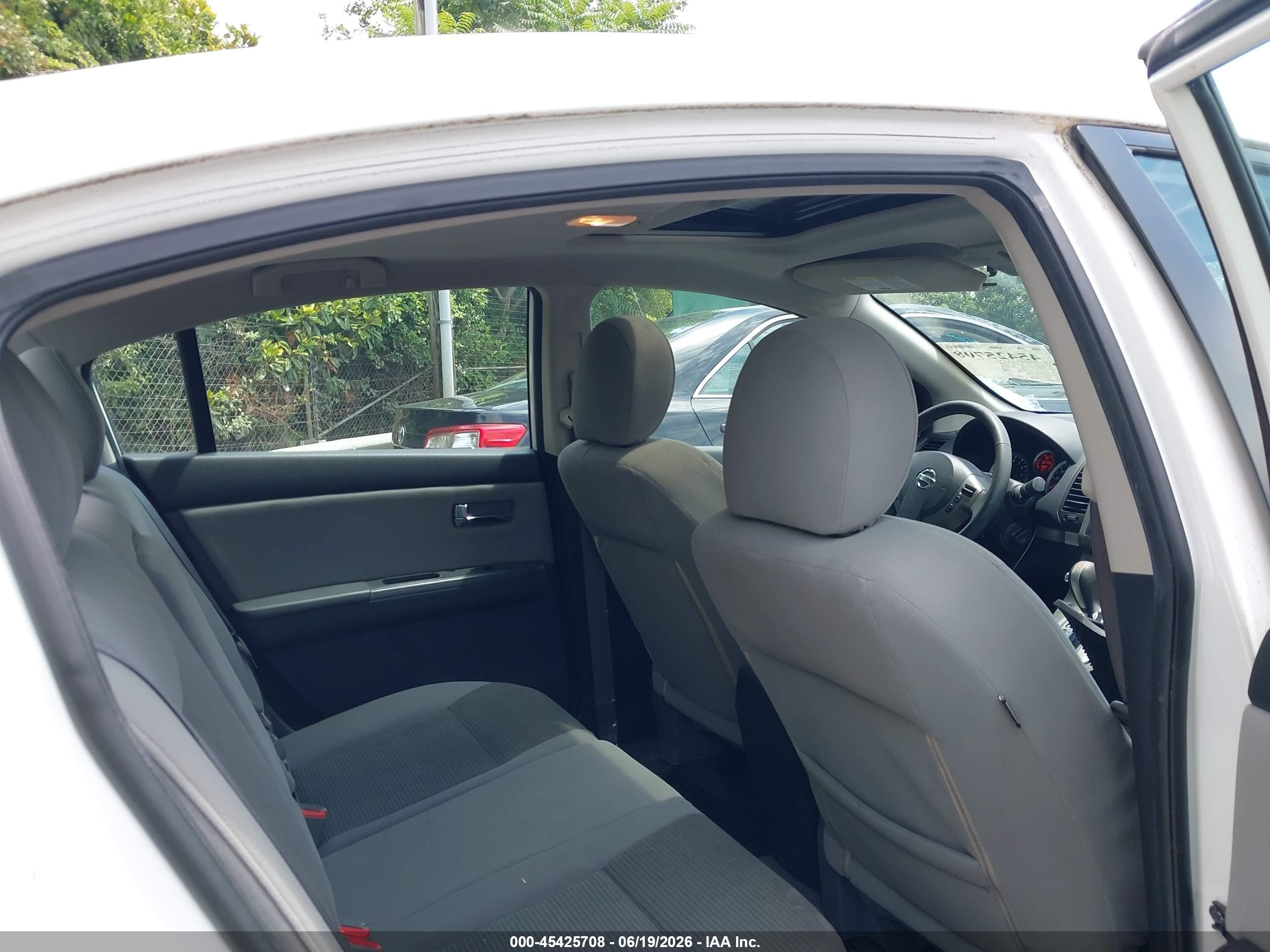 2012 Nissan Sentra 2.0 Sr White vin: 3N1AB6AP0CL682806