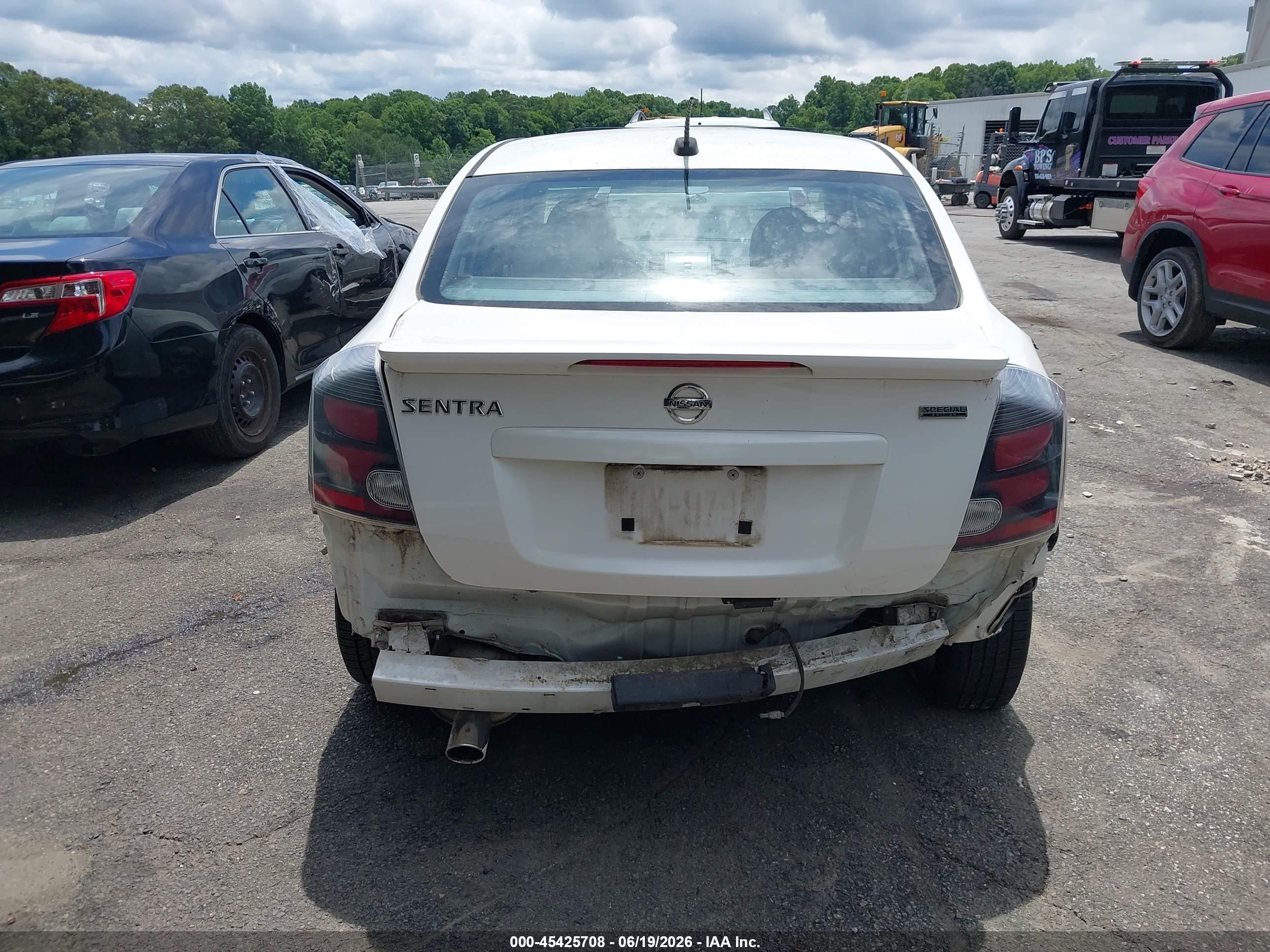 2012 Nissan Sentra 2.0 Sr White vin: 3N1AB6AP0CL682806