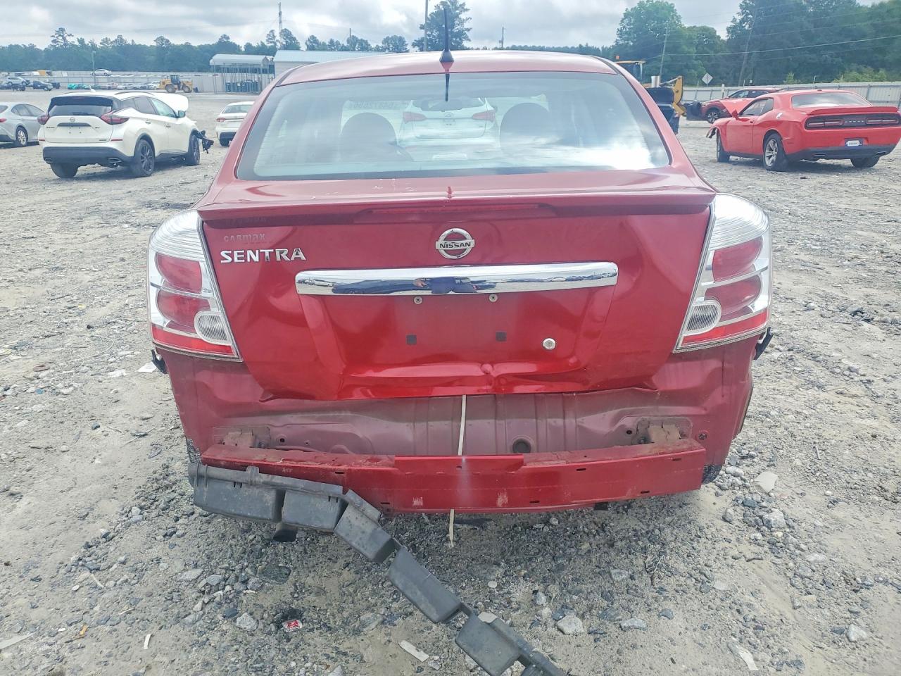 2012 Nissan Sentra 2.0 Red vin: 3N1AB6AP0CL685947