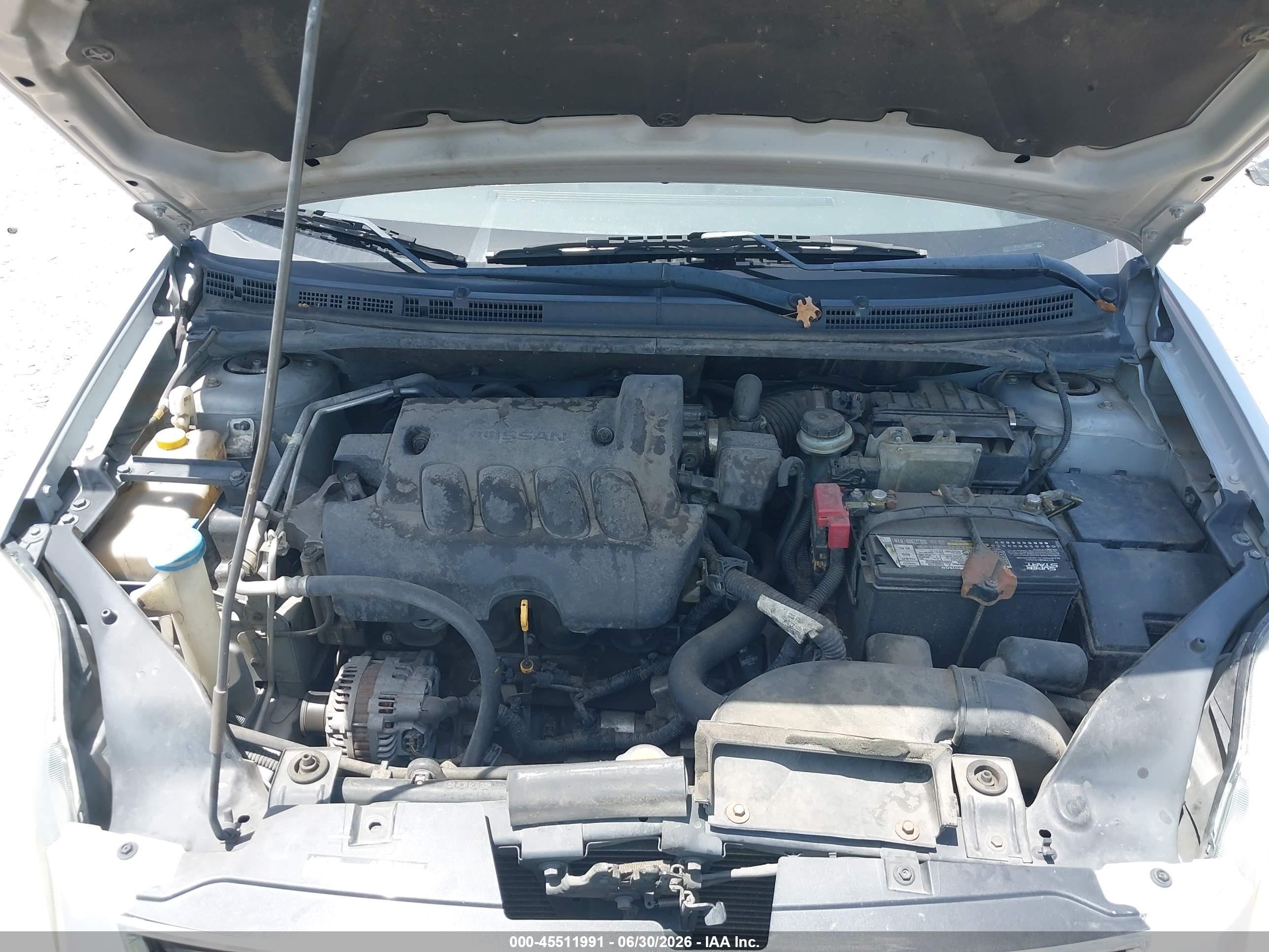 2012 Nissan Sentra 2.0 S Серебряный vin: 3N1AB6AP0CL692025