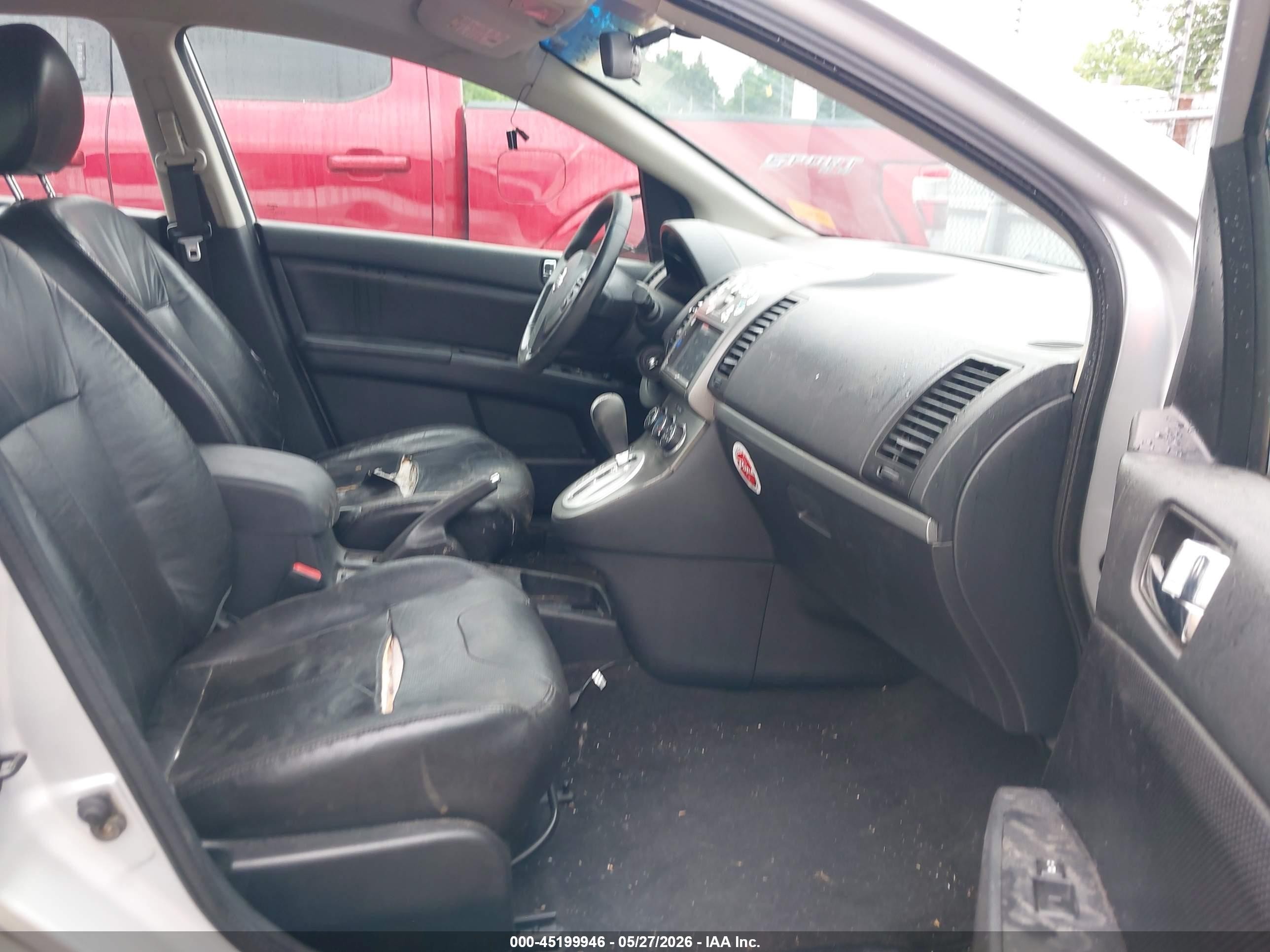 2012 Nissan Sentra 2.0 Sl Серебряный vin: 3N1AB6AP0CL702374
