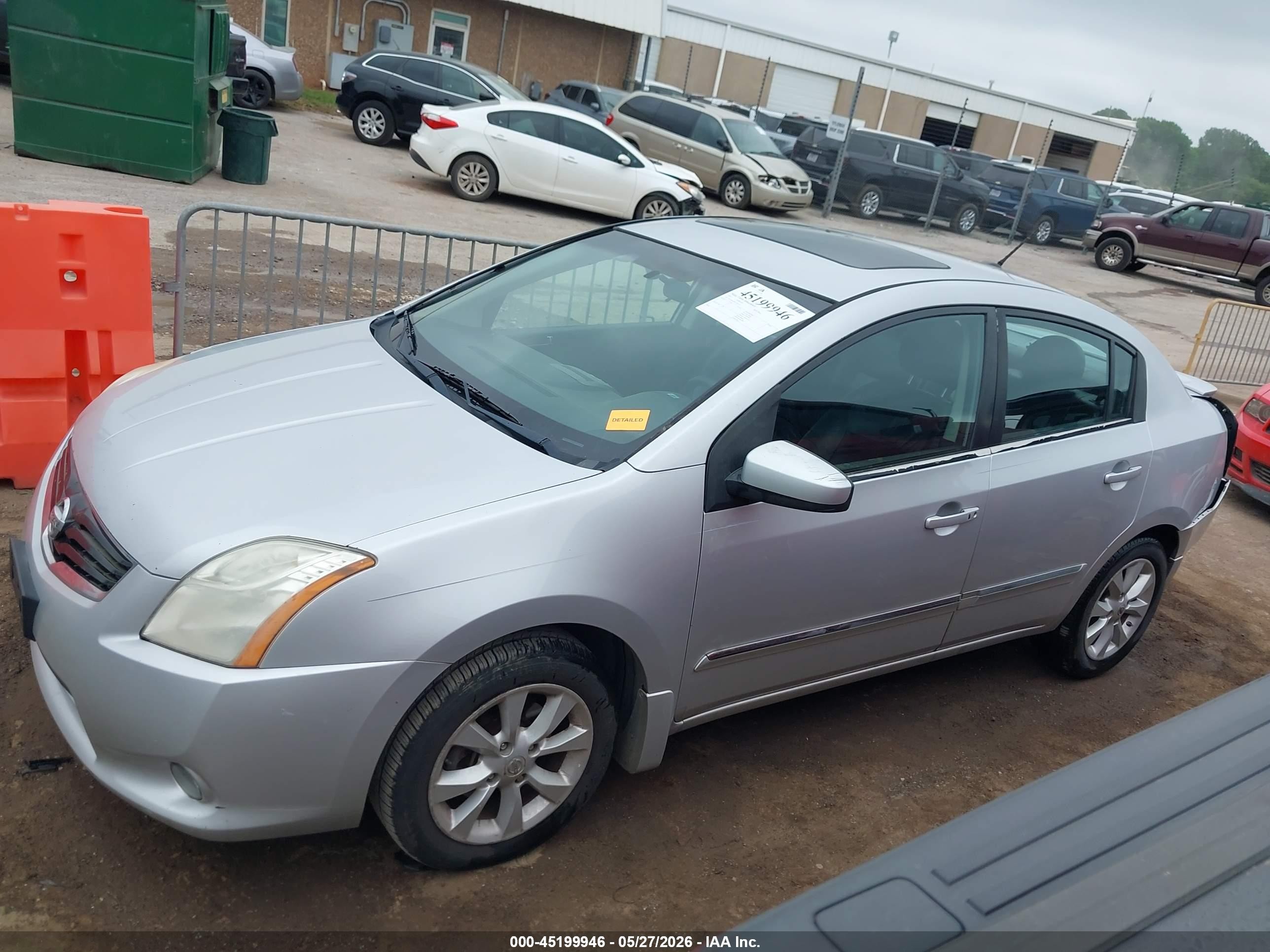 2012 Nissan Sentra 2.0 Sl Серебряный vin: 3N1AB6AP0CL702374