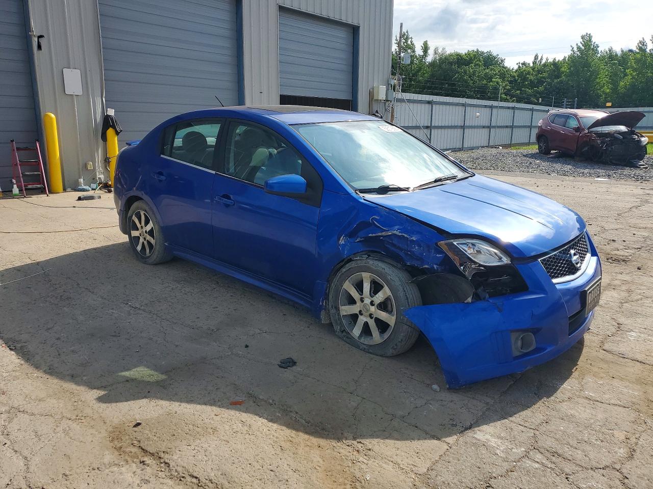 2012 Nissan Sentra 2.0 Blue vin: 3N1AB6AP0CL709129