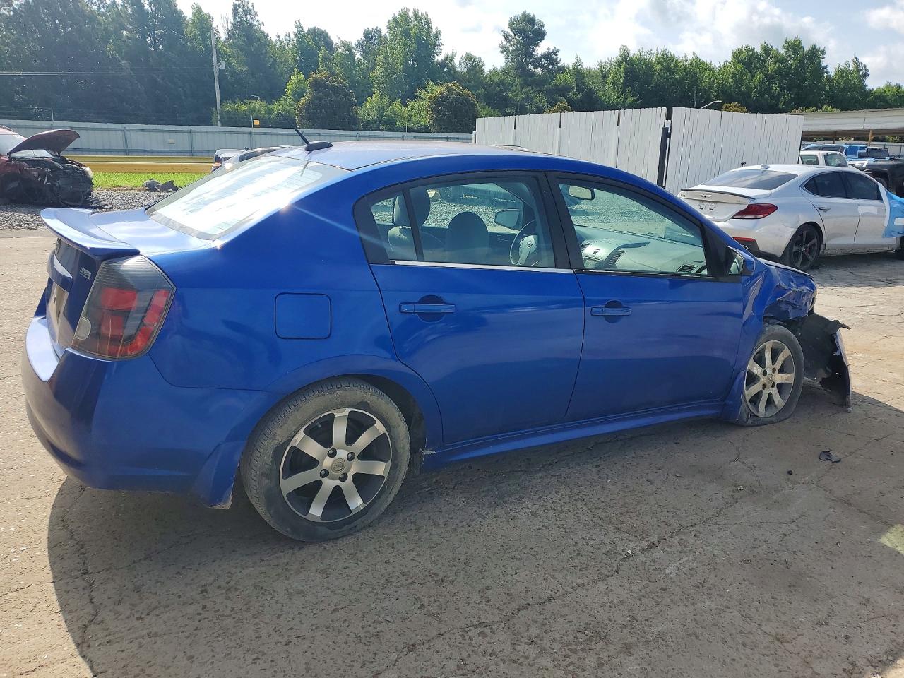 2012 Nissan Sentra 2.0 Blue vin: 3N1AB6AP0CL709129