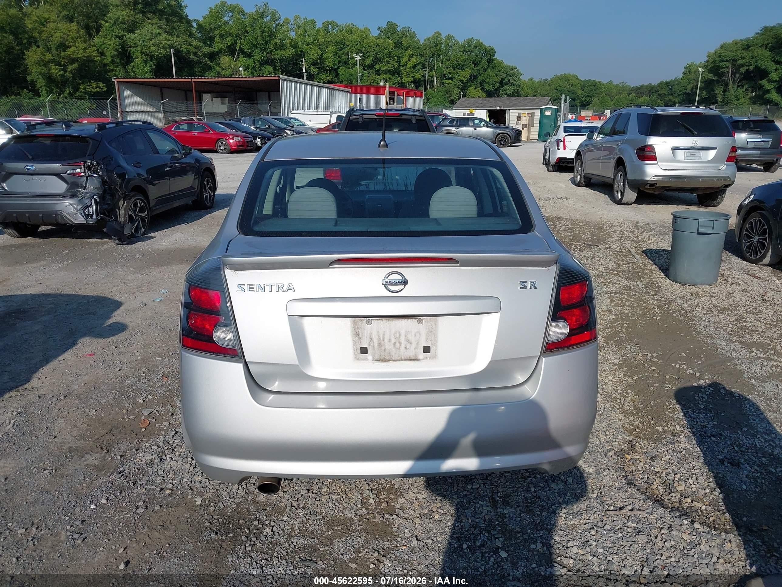 2012 Nissan Sentra 2.0 Sr Серебряный vin: 3N1AB6AP0CL710538